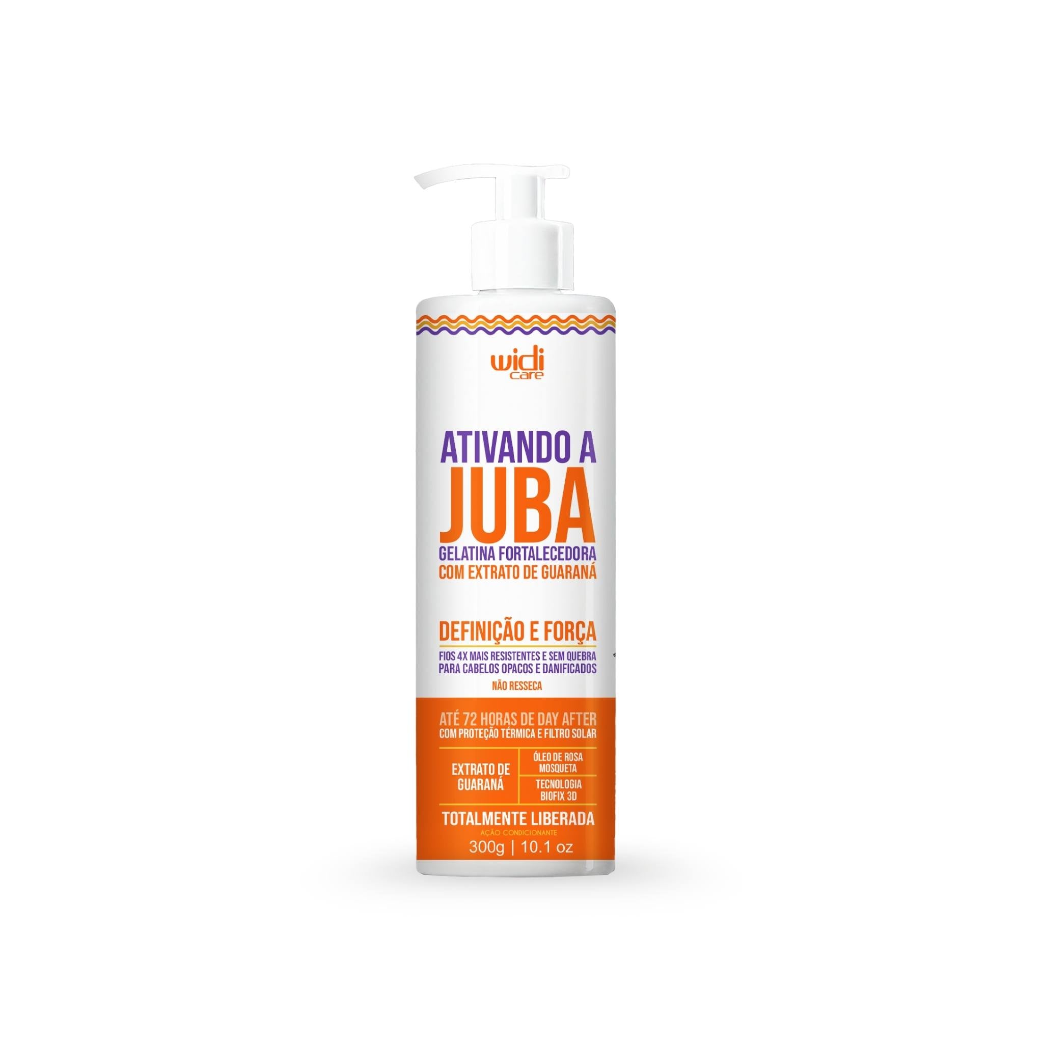 Ativando a Juba Gelatina Fortalecedora 300g - Widi Care | Dermabox