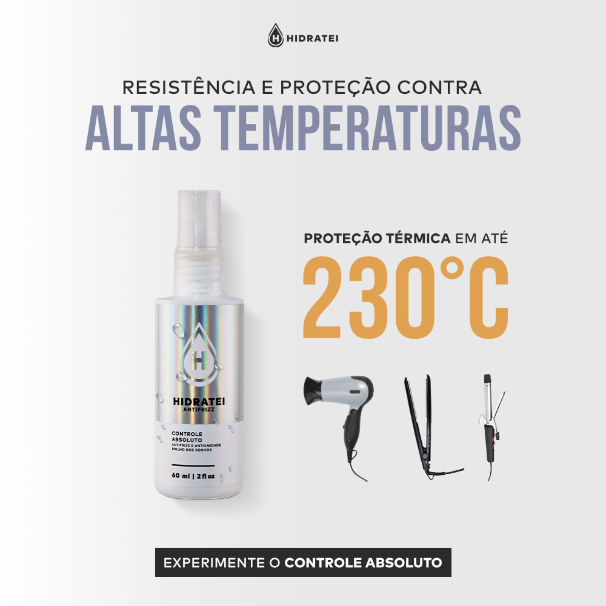 Antifrizz Controle Absoluto Leave-In 60ml - Hidratei