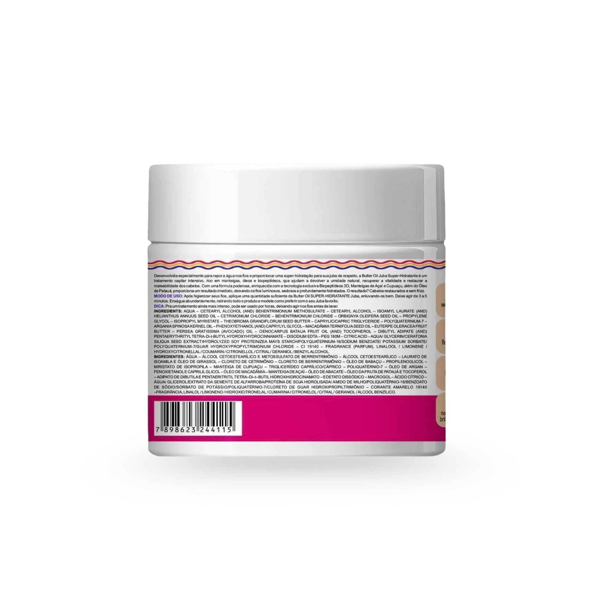 Juba Butter Oil Super Hidratante Ação Condicionante 500g - Widi Care