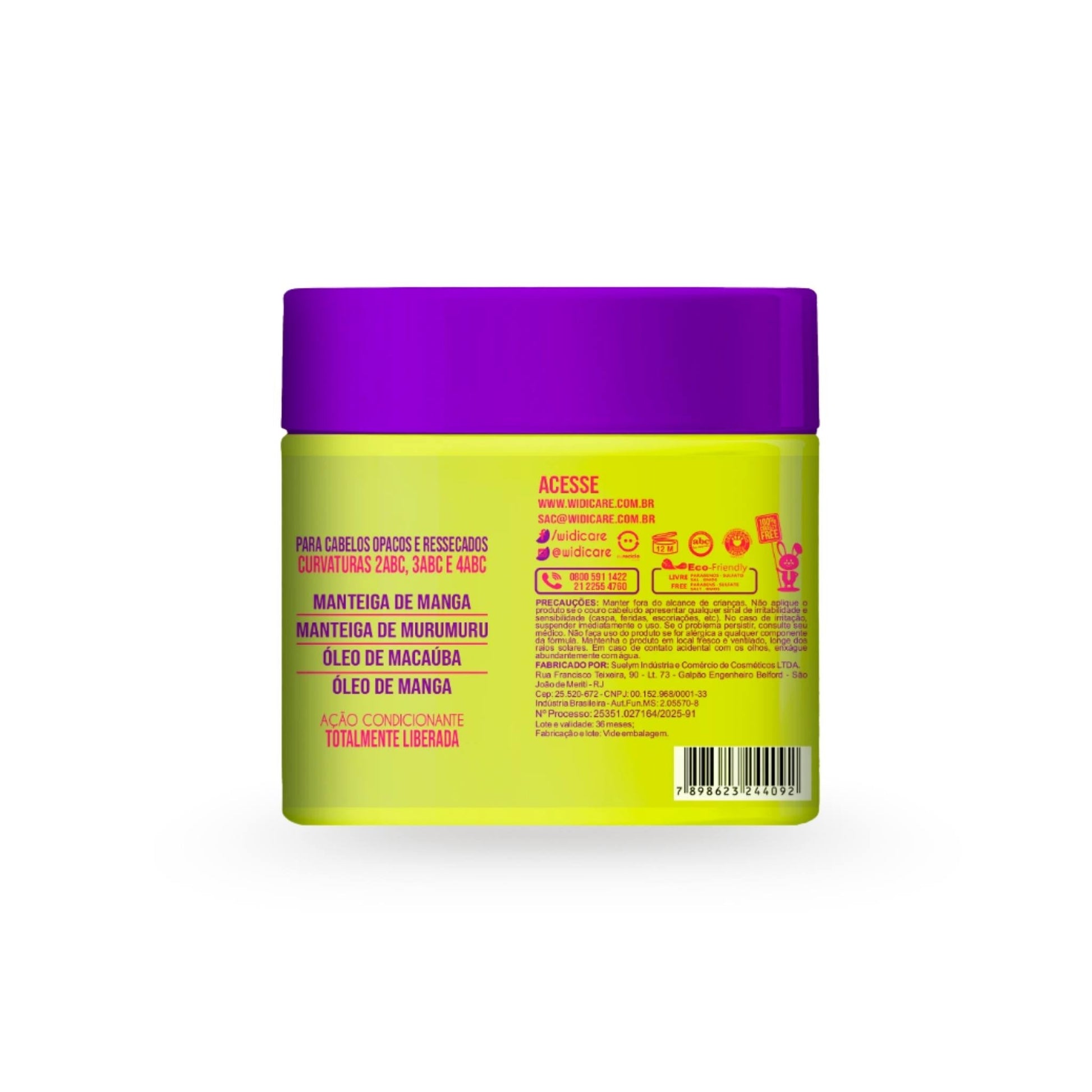 Phytomanga Butter Oil Ultranutritiva Ação Condicionante 500g - Widi Care