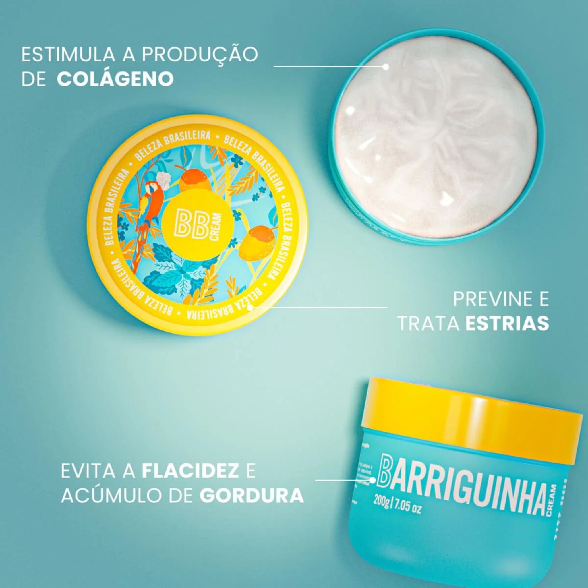 Barriguinha Cream Redutor de Medidas 200ml - Beleza Brasileira