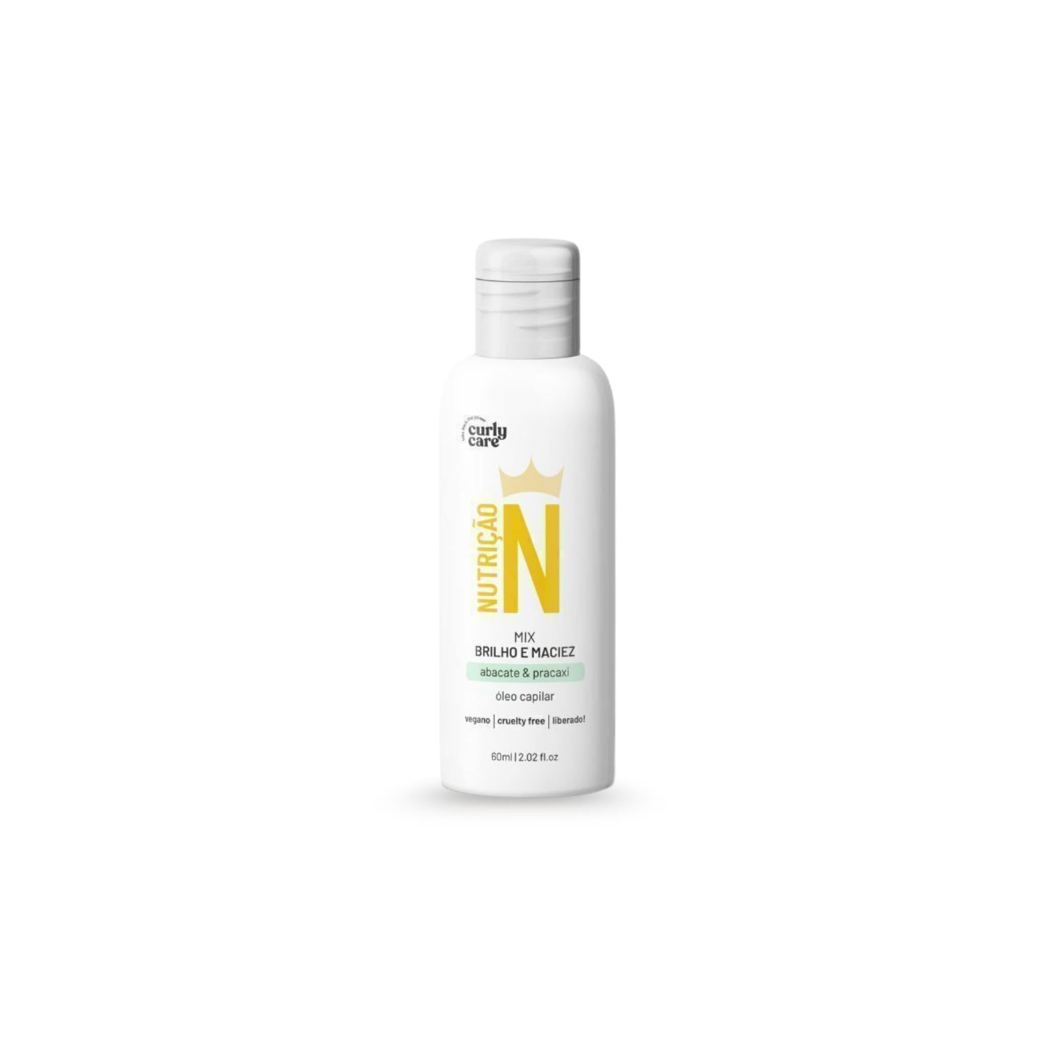 Óleo Mix Brilho e Maciez Abacate e Pracaxi N 60mL - Curly Care