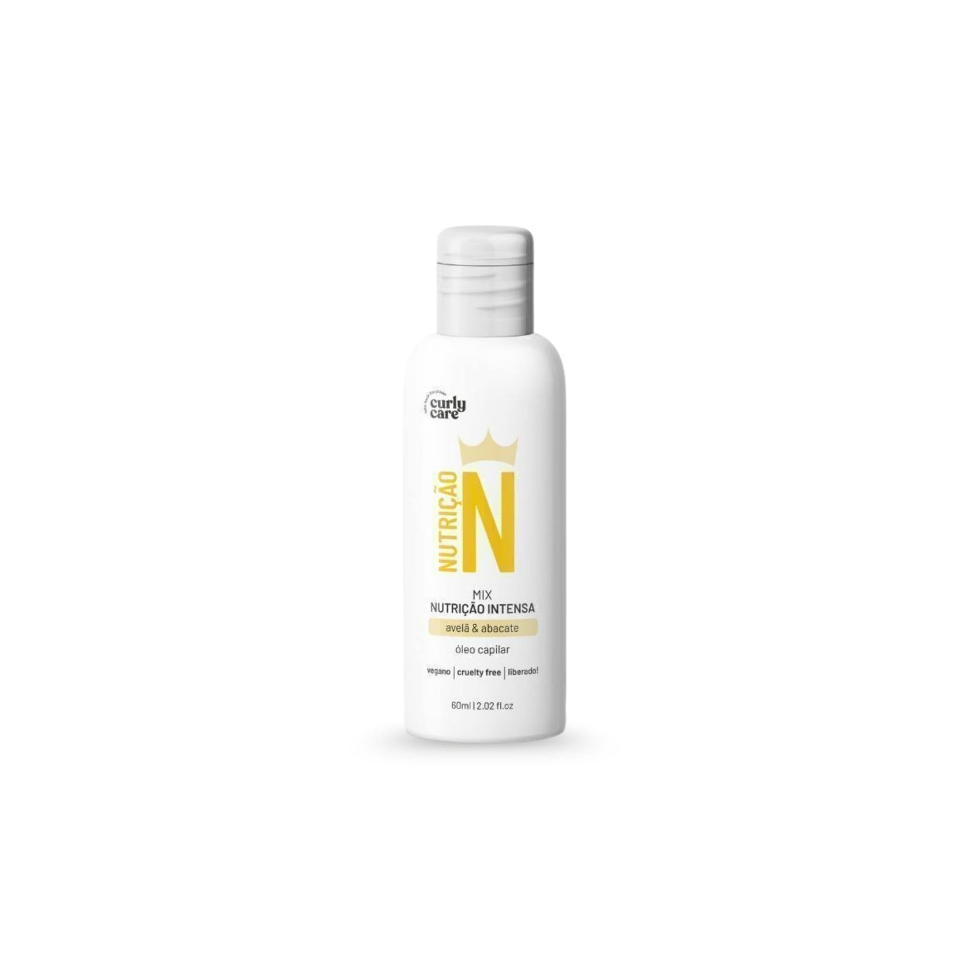 Óleo Mix Nutrição Intensa Avelã e Abacate N 60mL - Curly Care