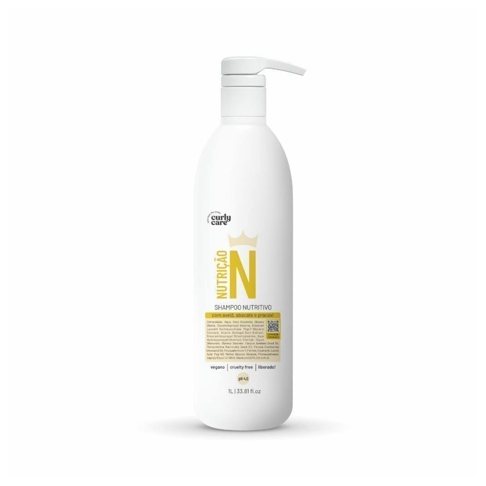 Shampoo Nutritivo N 1L - Curly Care | Dermabox