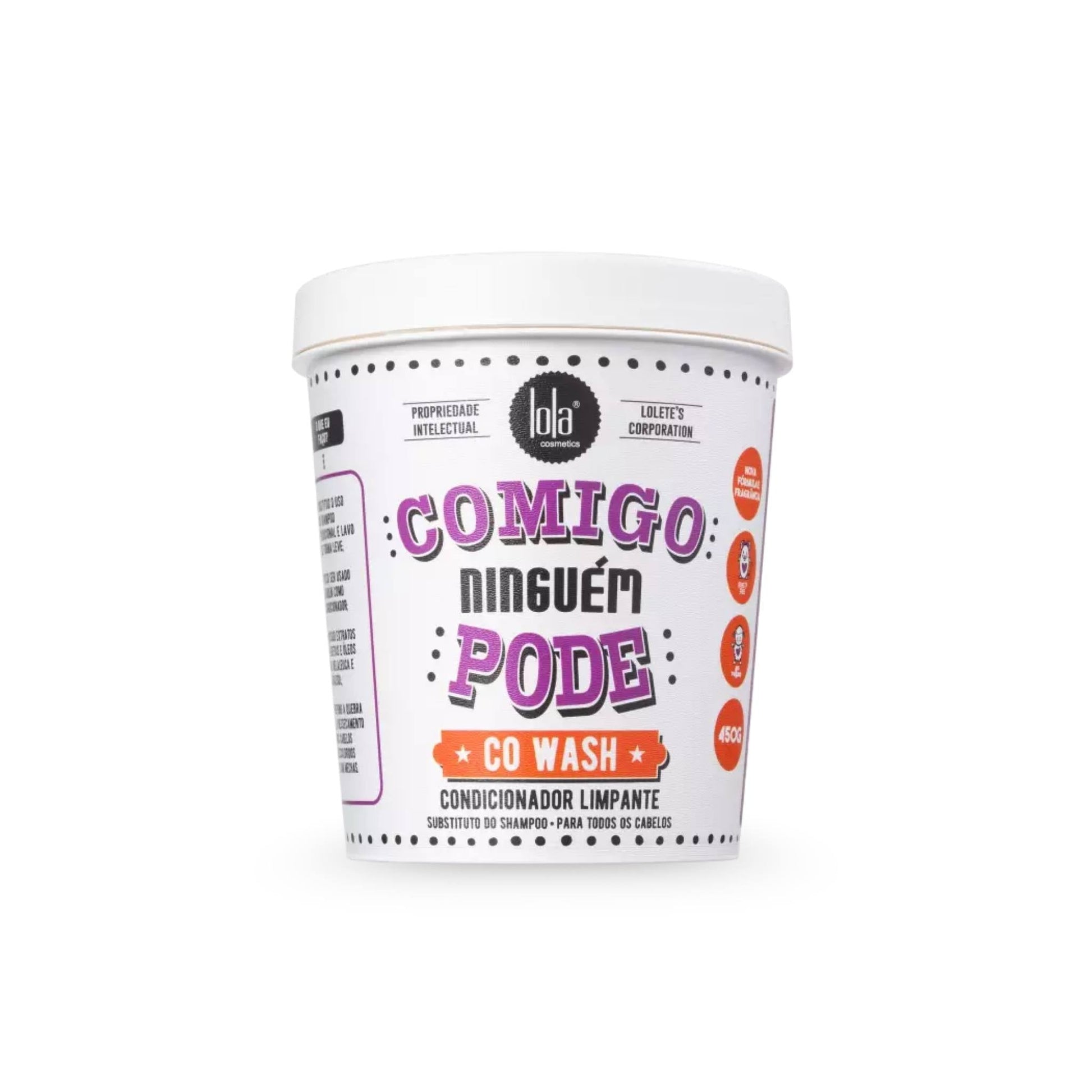Comigo Ninguém Pode Co-wash 450g - Lola Cosmetics