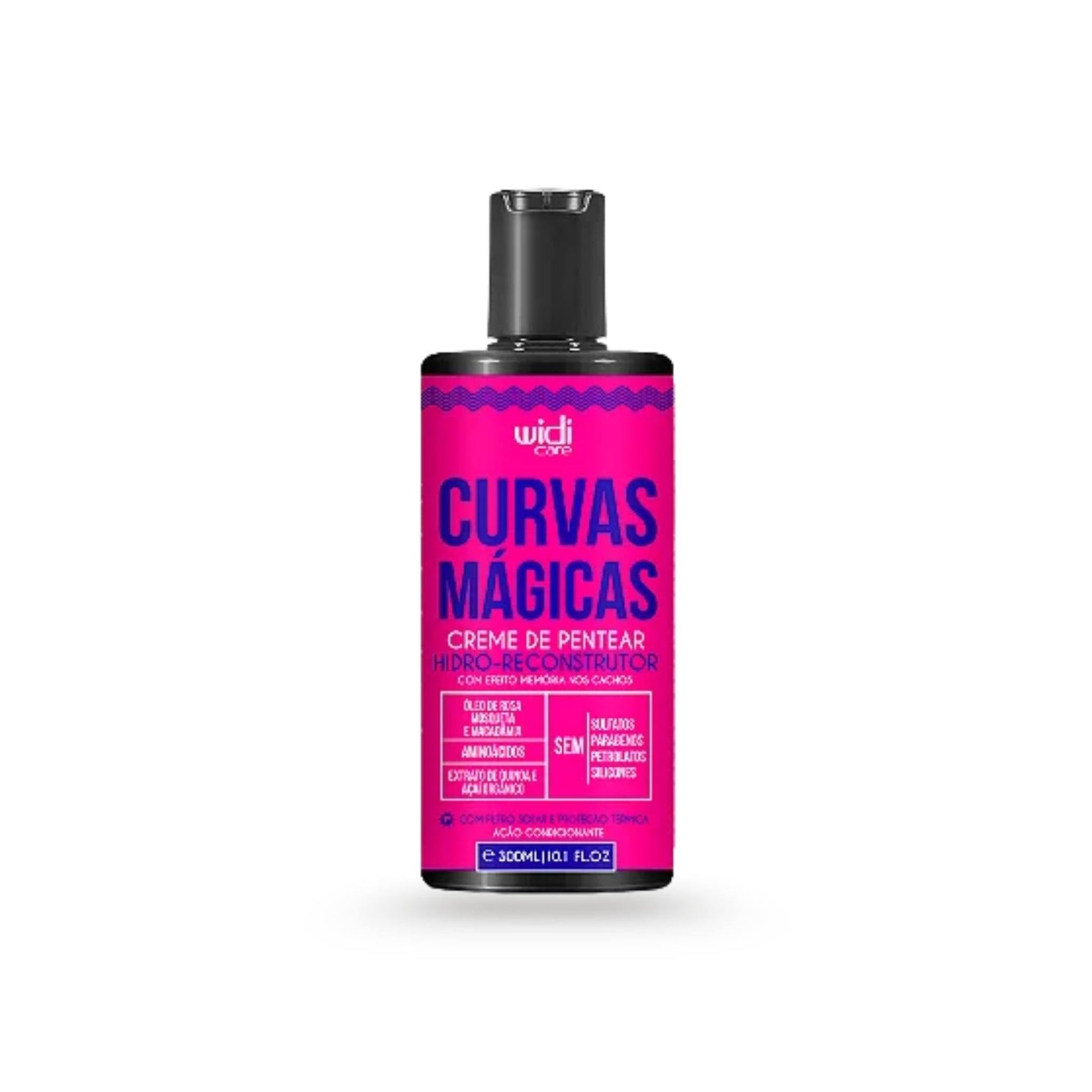 Curvas Mágicas Creme de Pentear Hidro-Reconstrutor 300ml - Widi Care