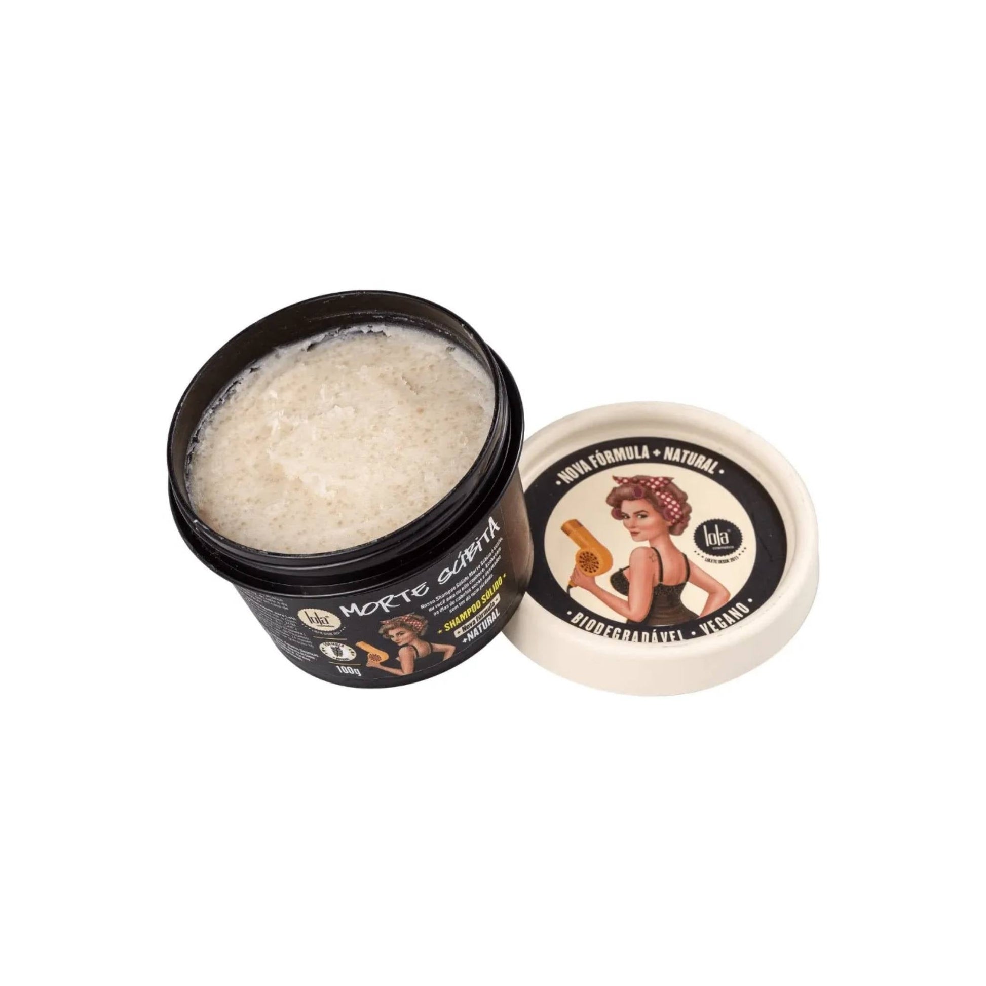 Shampoo Sólido Detox Esfoliante Morte Súbita 100g - Lola Cosmetics
