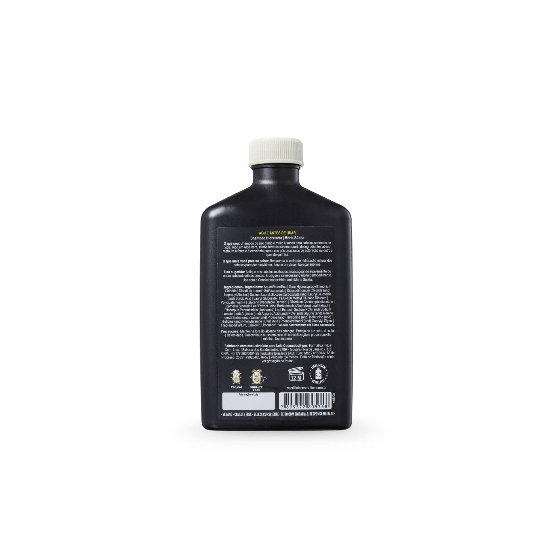 Shampoo Hidratante Morte Súbita - 250ml - Lola Cosmetics