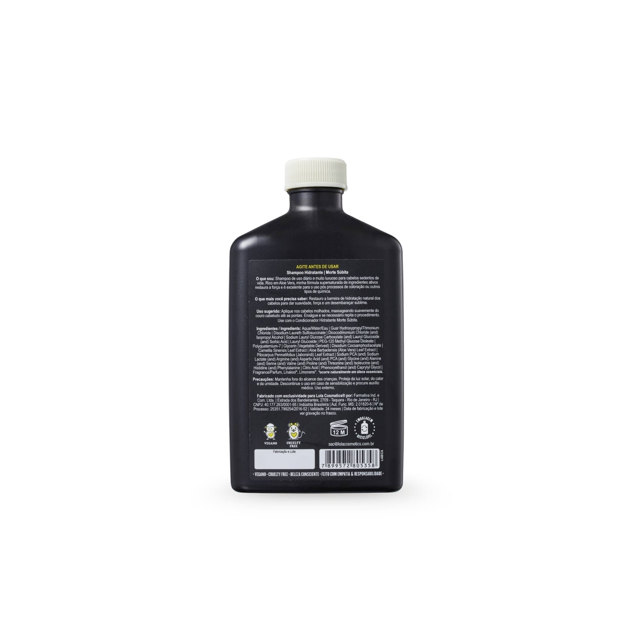 Shampoo Hidratante Morte Súbita - 250ml - Lola Cosmetics