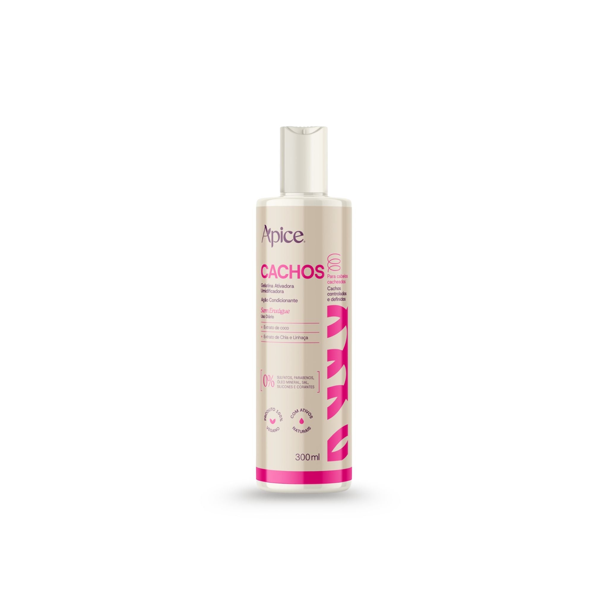 Gelatina Ativadora Cachos 300ml - Apice | Dermabox