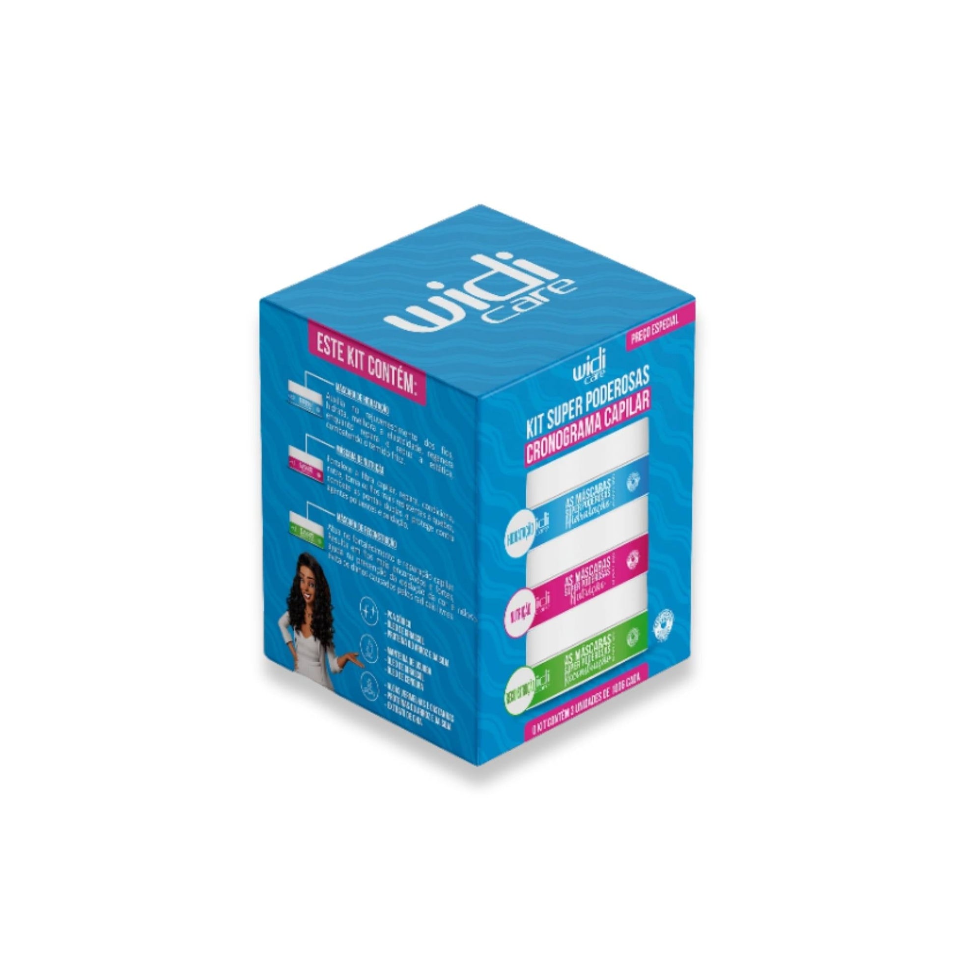 Kit Super Poderosas Cronograma Capilar 300g - Widi Care