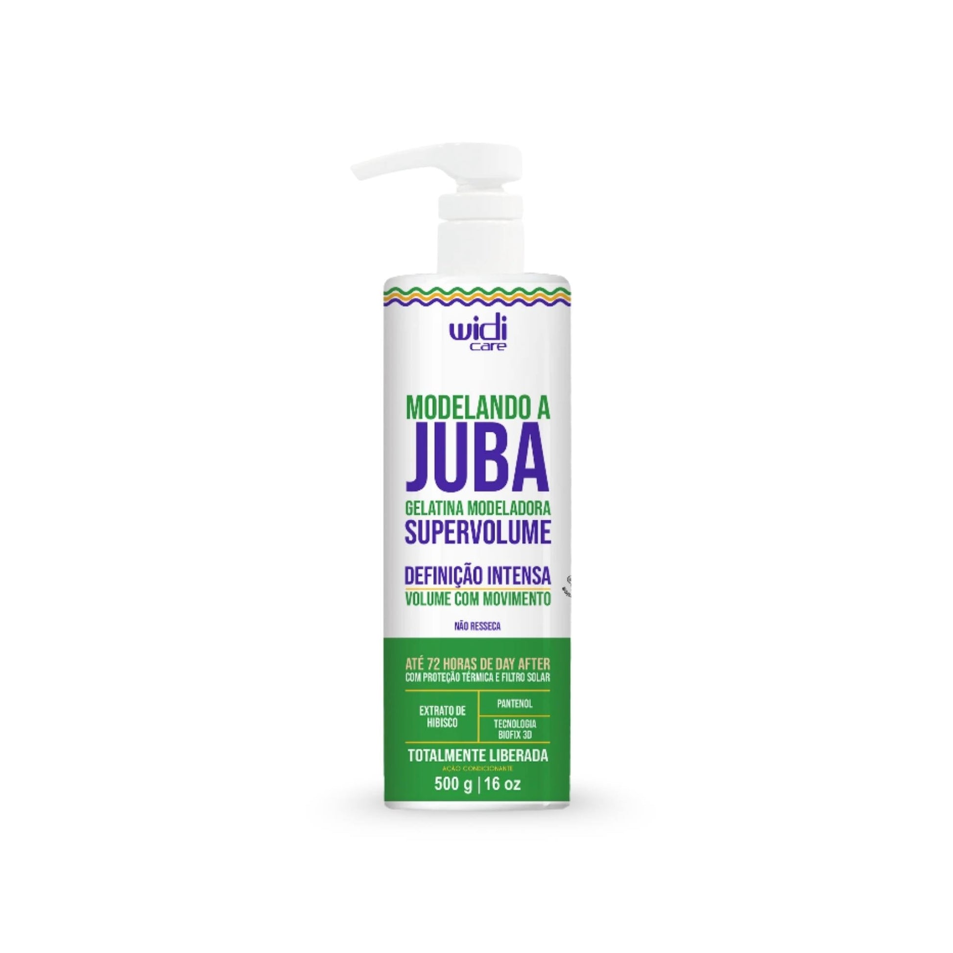 Modelando a Juba Gelatina Super Volume 500g - Widi Care