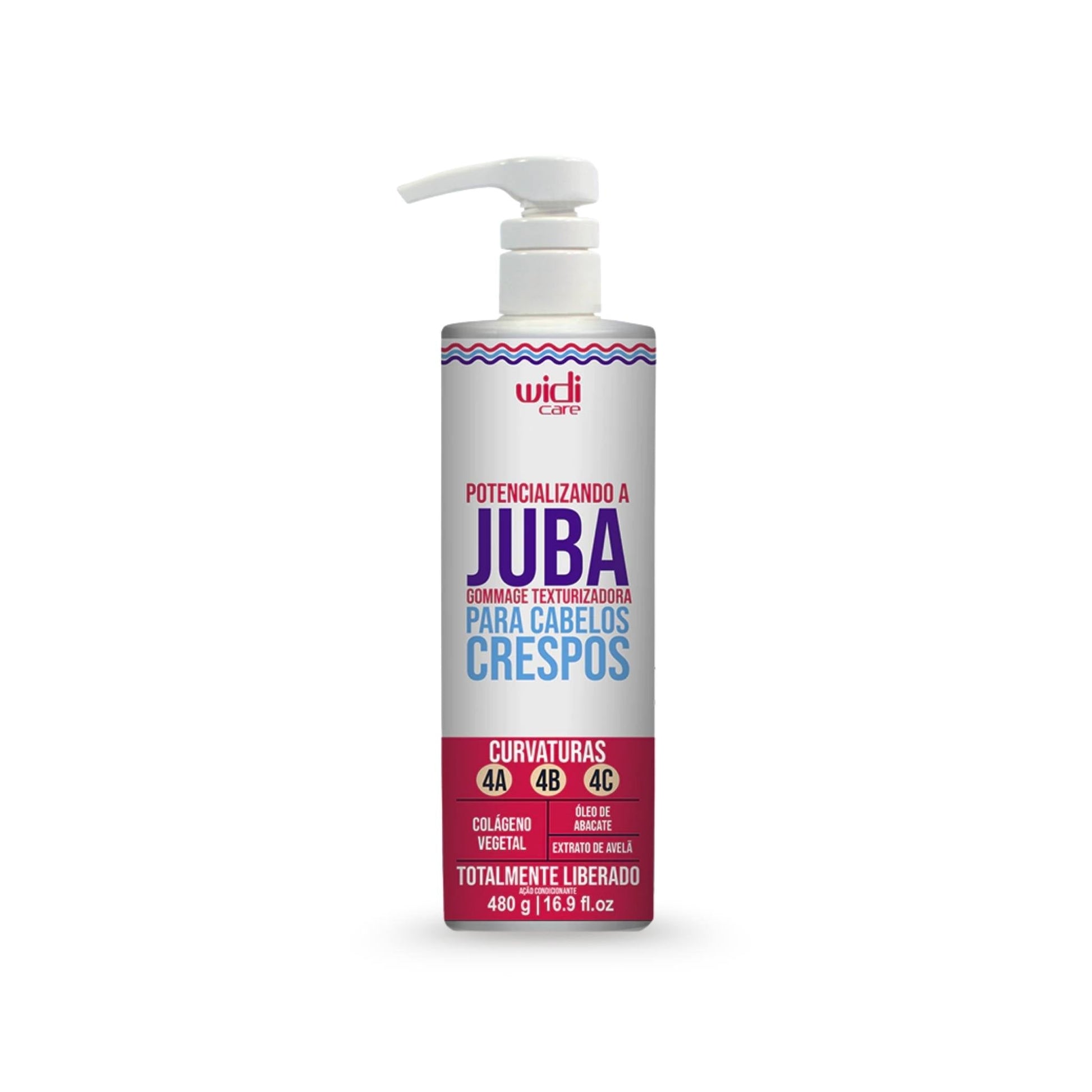 Potencializando a Juba Gommage Texturizadora 480g - Widi Care