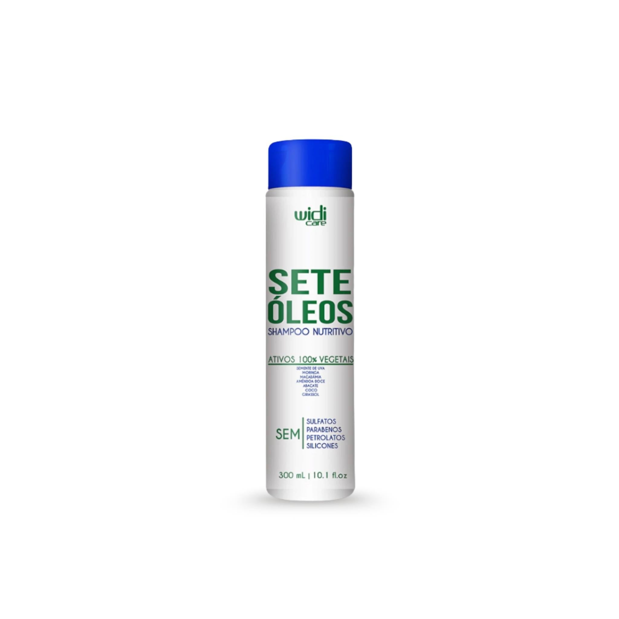 Sete Óleos - Shampoo Nutritivo - Widi Care - 300ml - Dermabox