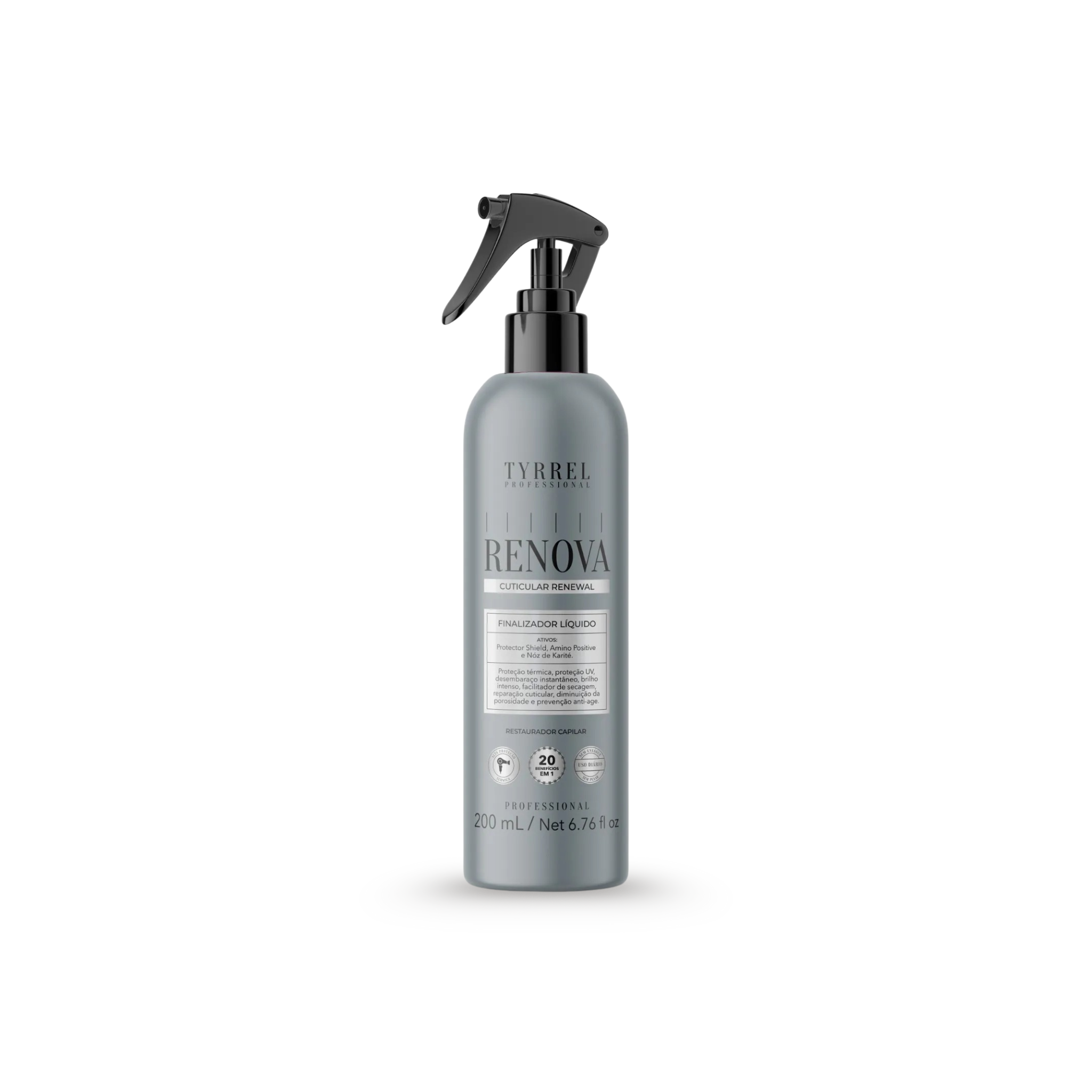 Renova Protetor Térmico Restaurador 200mL- Tyrrel | Dermabox