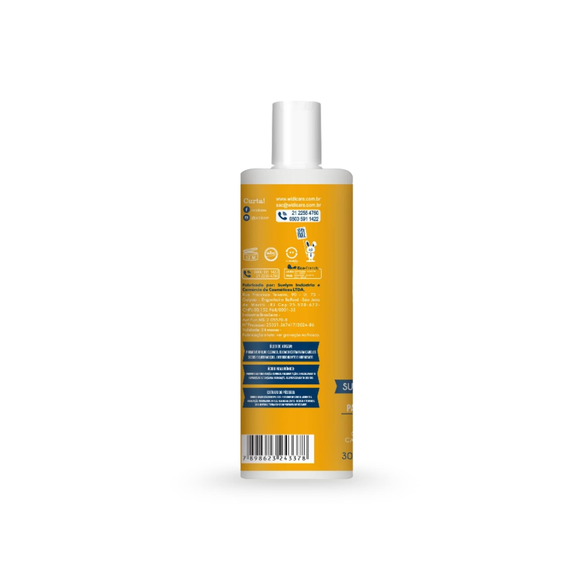 Argan Oil Shampoo Super Hidratante 300mL - Widi Care