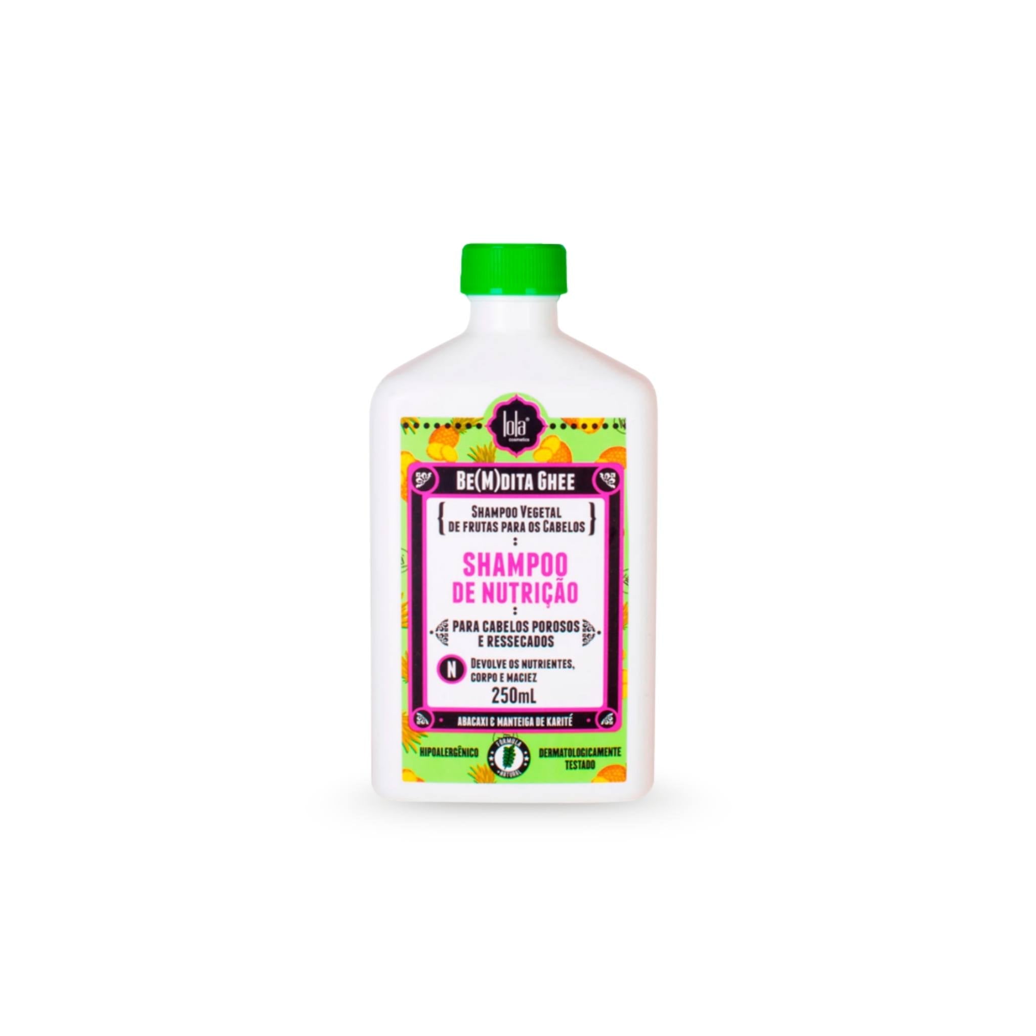 Shampoo Bemdita Ghee Nutrição Abacaxi 250mL - Lola Cosmetics
