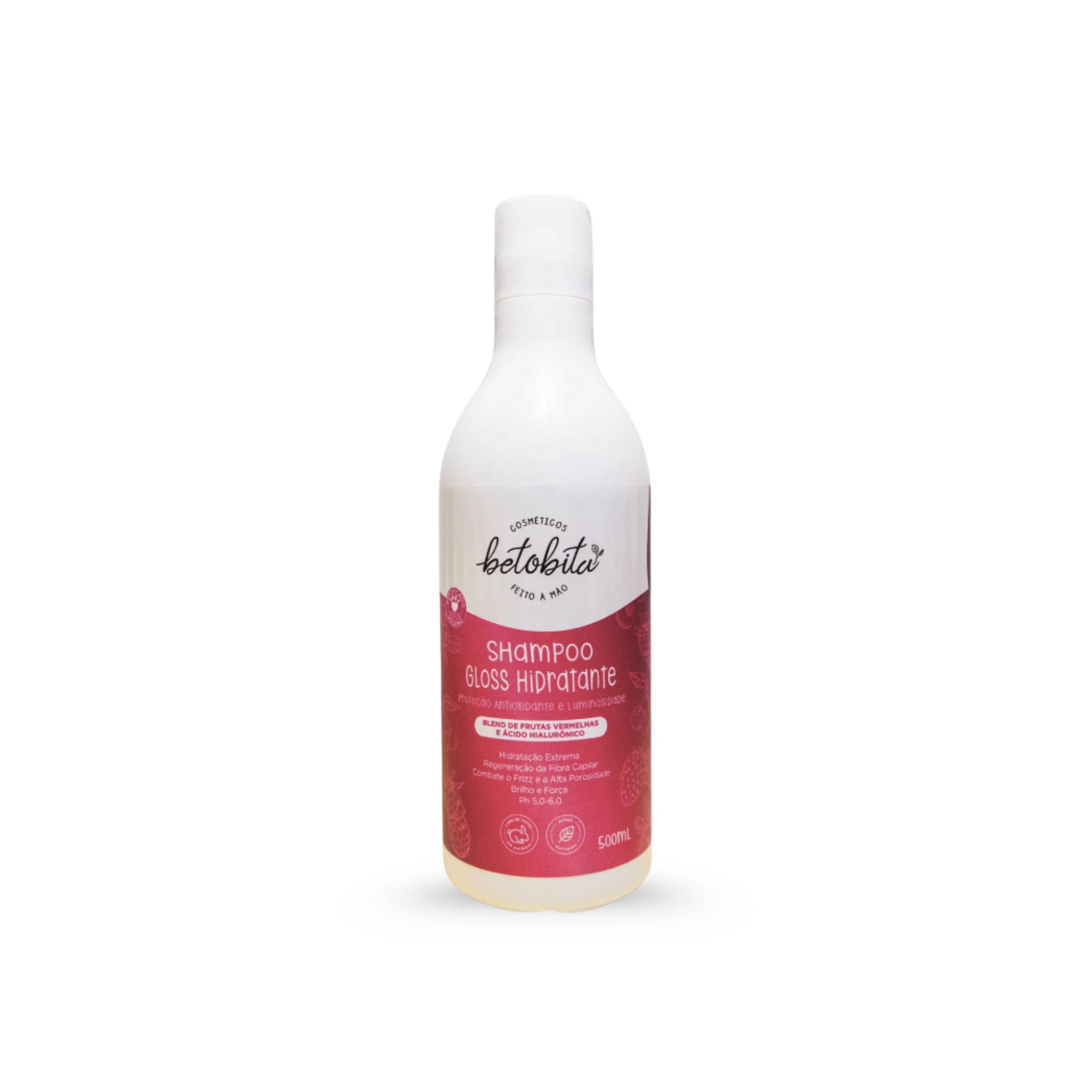 Shampoo Gloss Hidratante 500mL - BetoBita