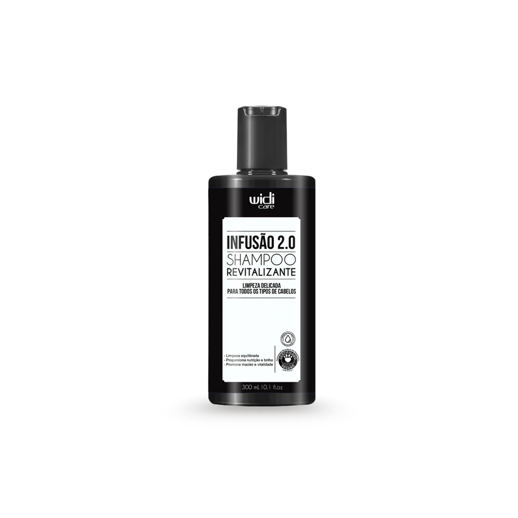 Infusão 2.0 Shampoo Revitalizante 300mL - Widi Care | Dermabox