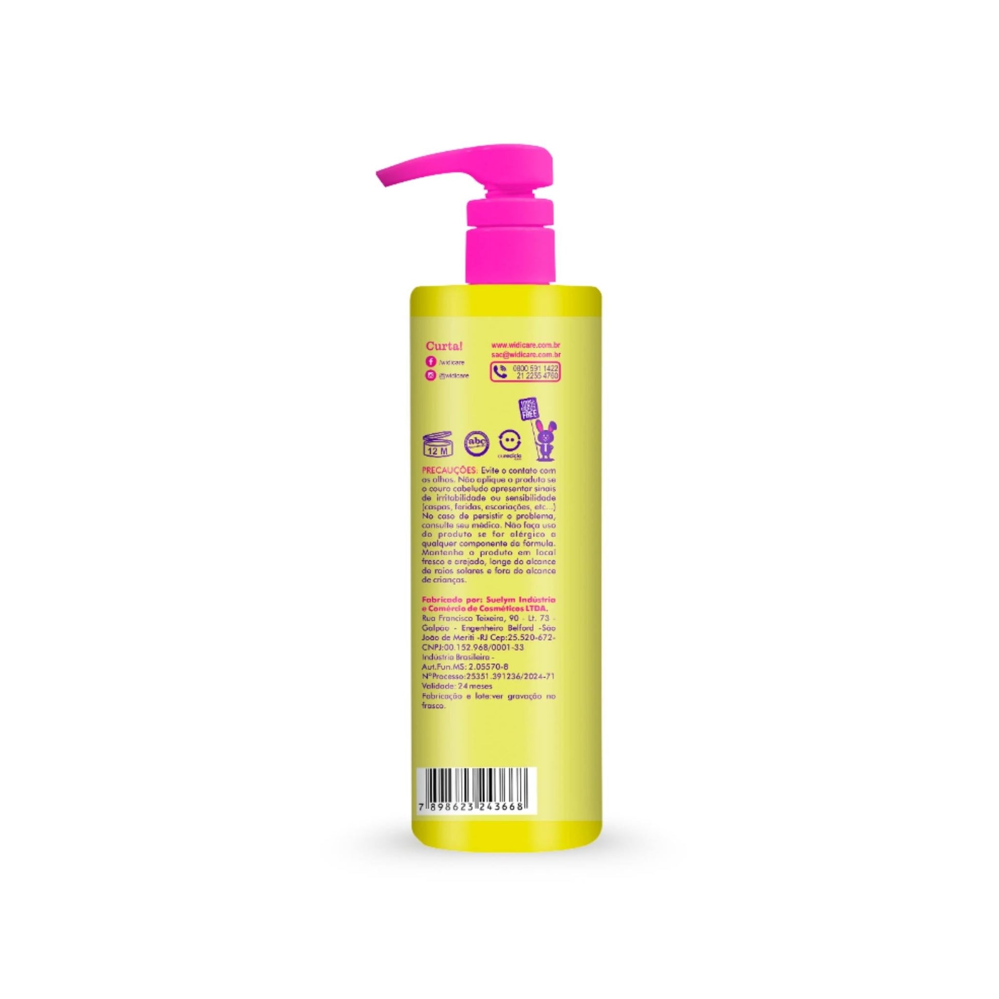 Phytomanga Shampoo para Curvaturas 500mL - Widi Care