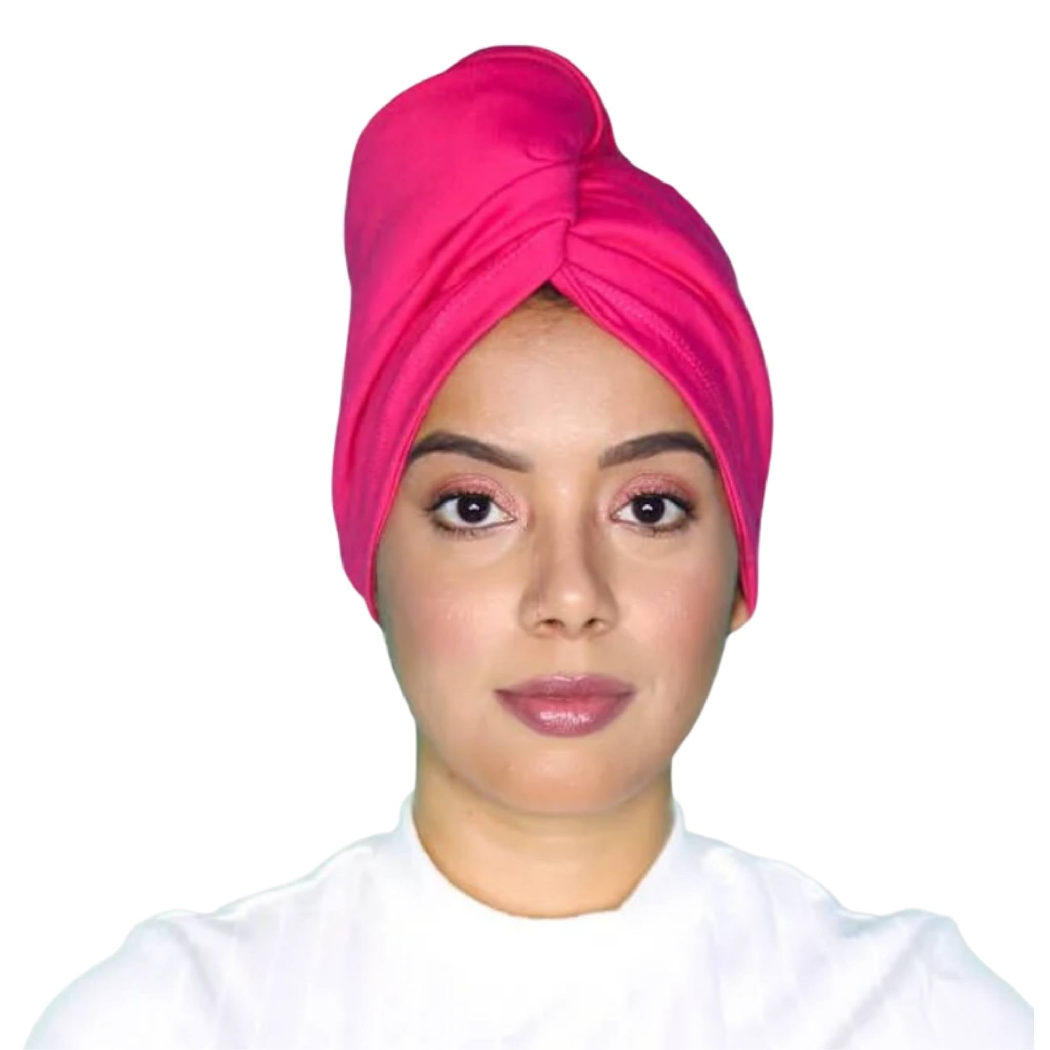Toalha de Malha Turbante Pink - Turban