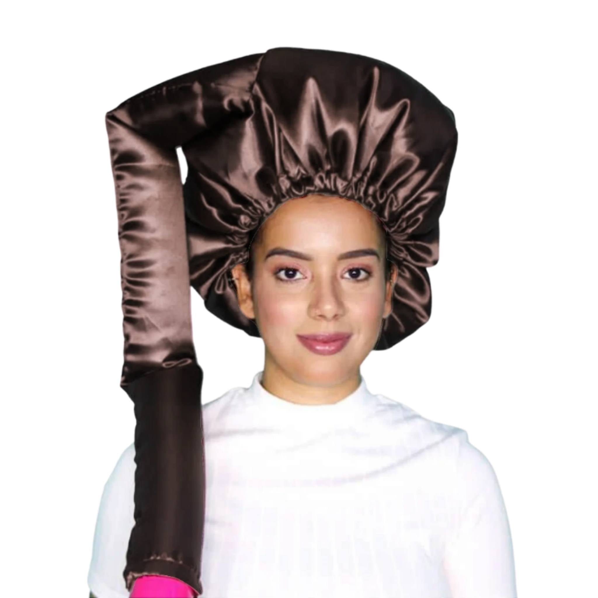 Touca Difusora de Cetim Chocolate - Turban