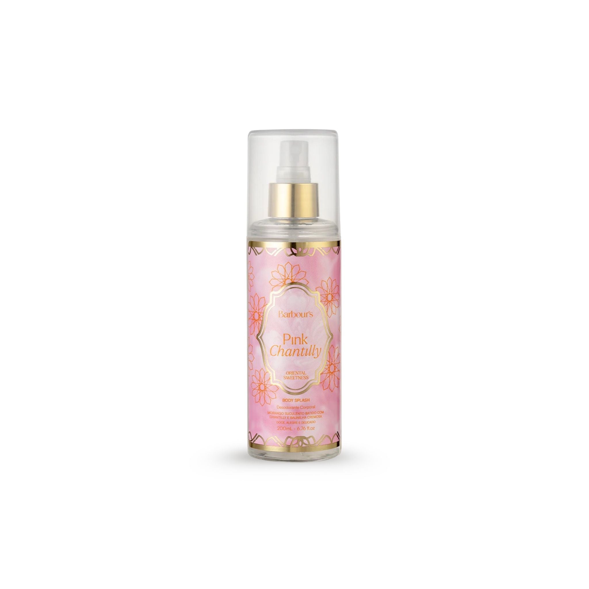 Body Splash Pink Chantilly Colônia 200ml - Barbour's Beauty | Dermabox