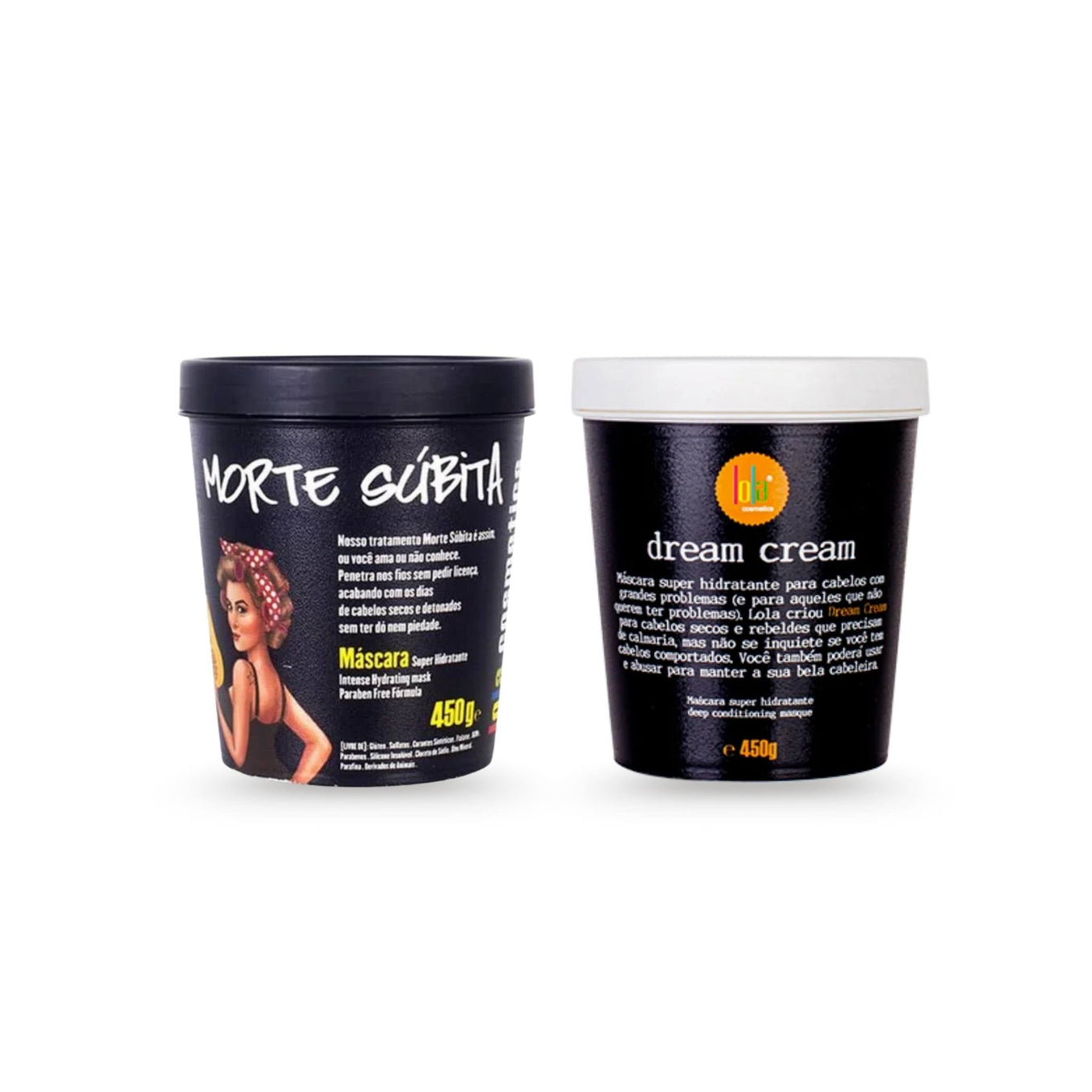 COMBO Máscara Dream Cream 450g + Máscara Morte Súbita 450g - Lola Cosmetics