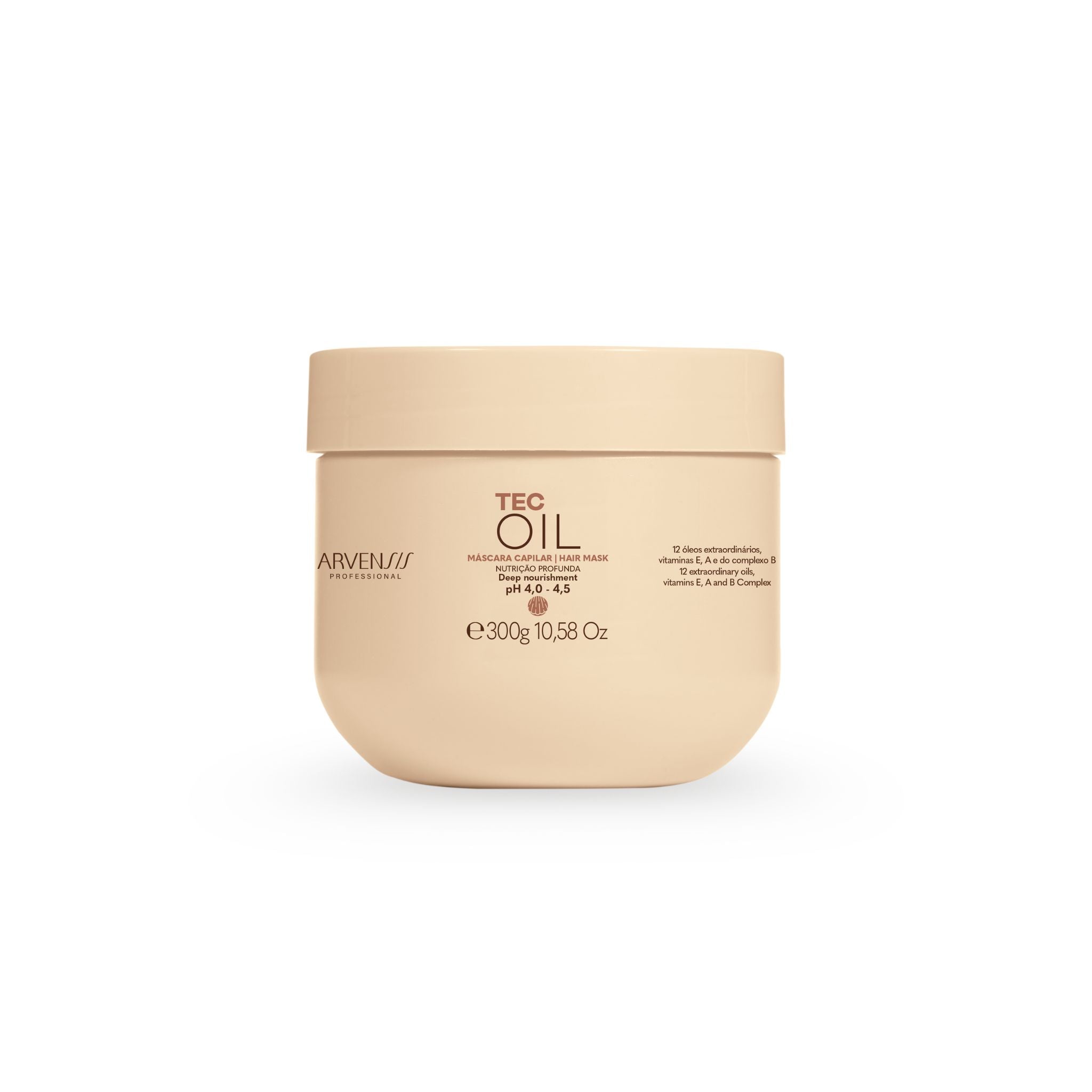 Máscara Tec Oil 300g - Arvensis | Dermabox