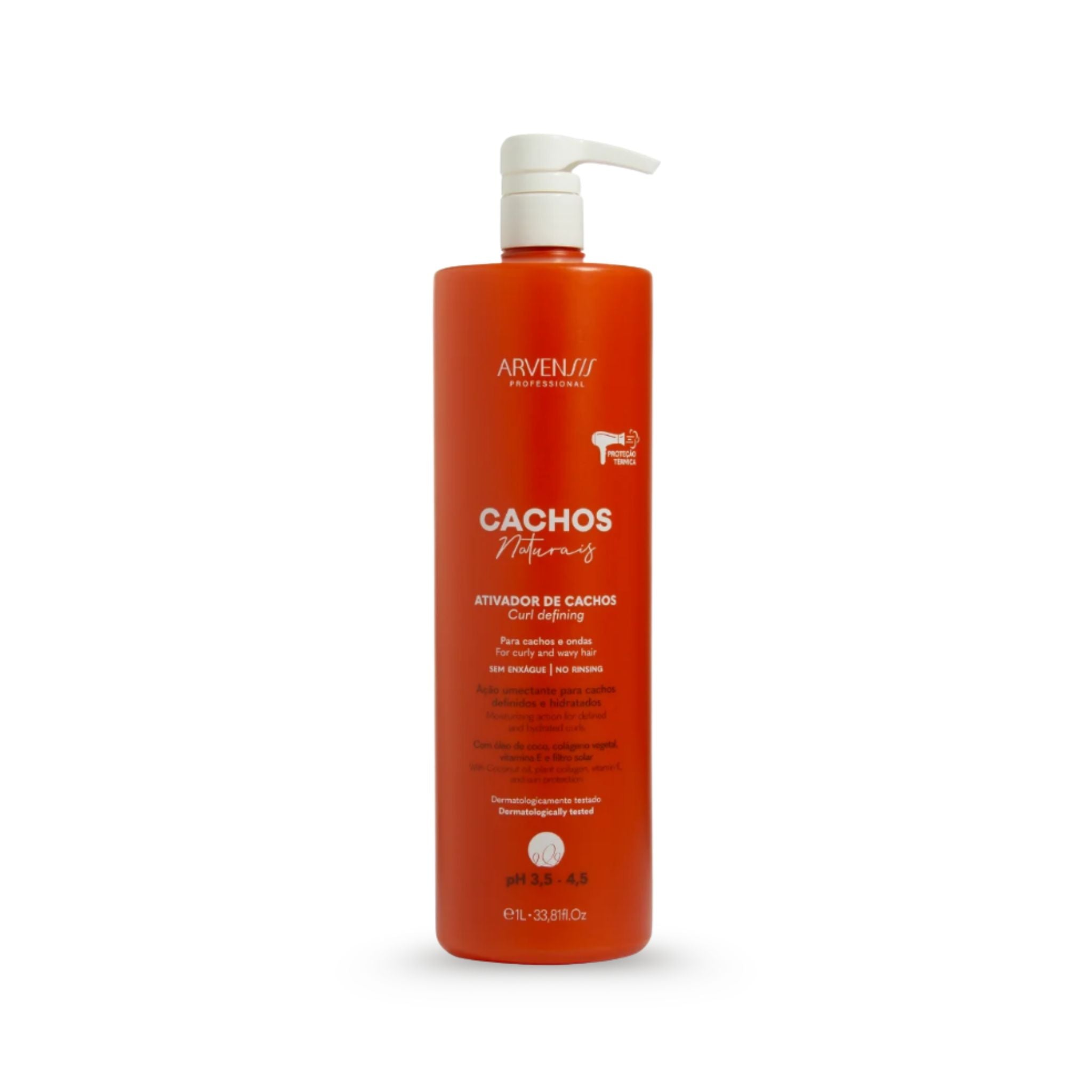 Ativador Cachos Naturais Cacheados/Ondulados 1L | Dermabox