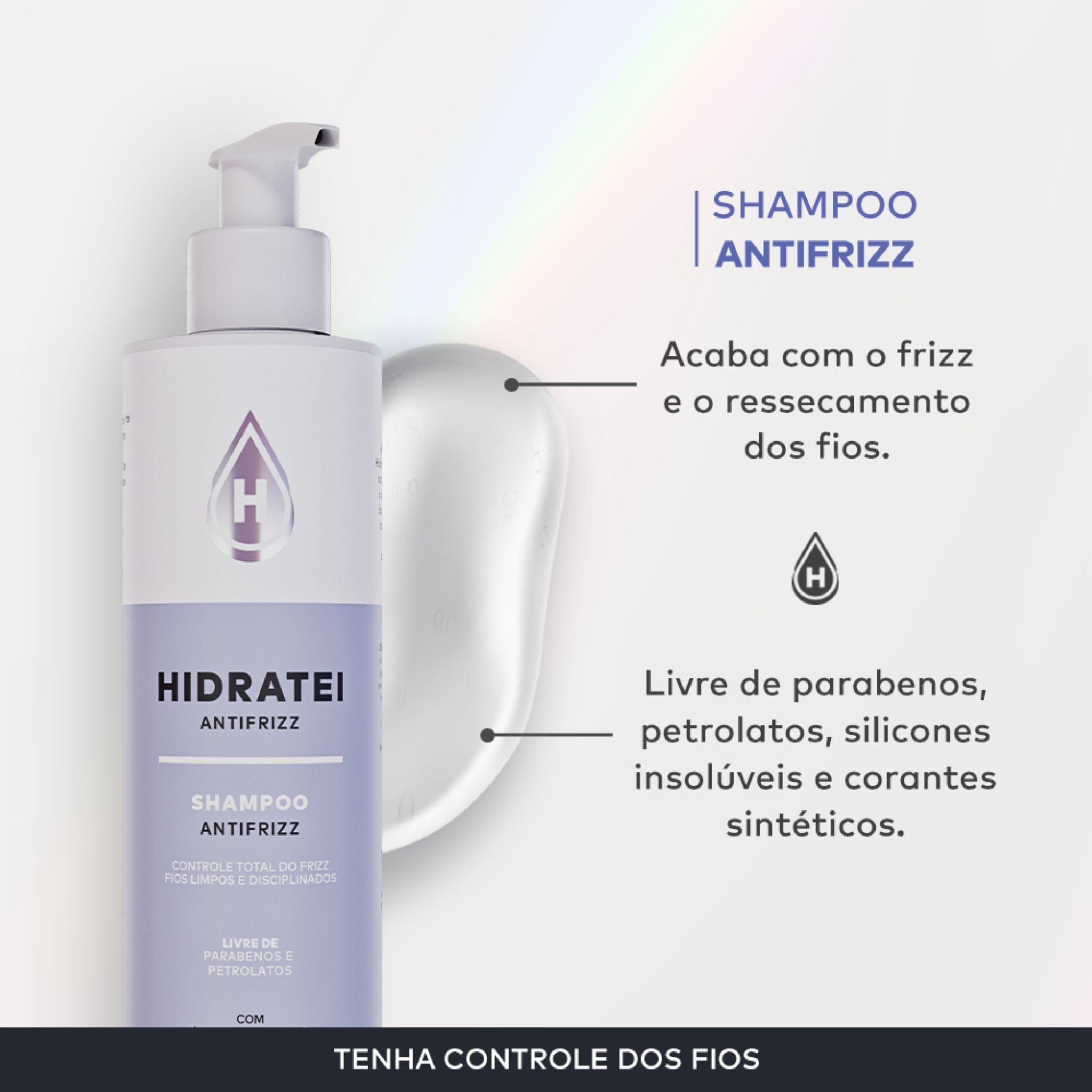 Antifrizz Shampoo 250ml - Hidratei | Dermabox