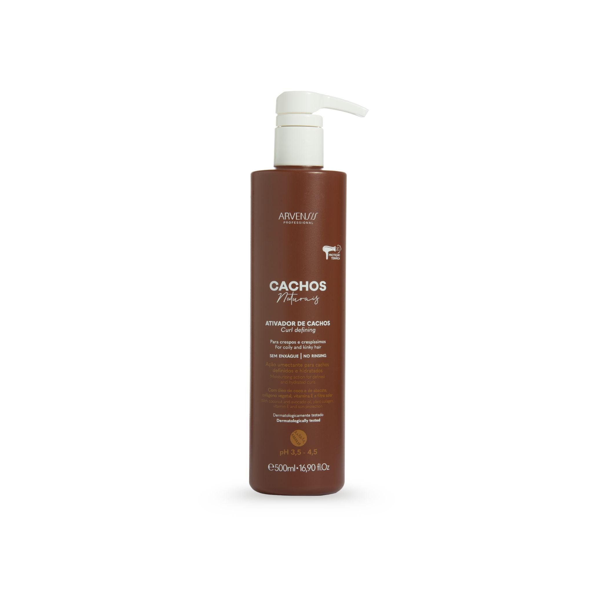 Ativador Cachos Naturais (Crespos/Crespíssimos) 500ml - Arvensis