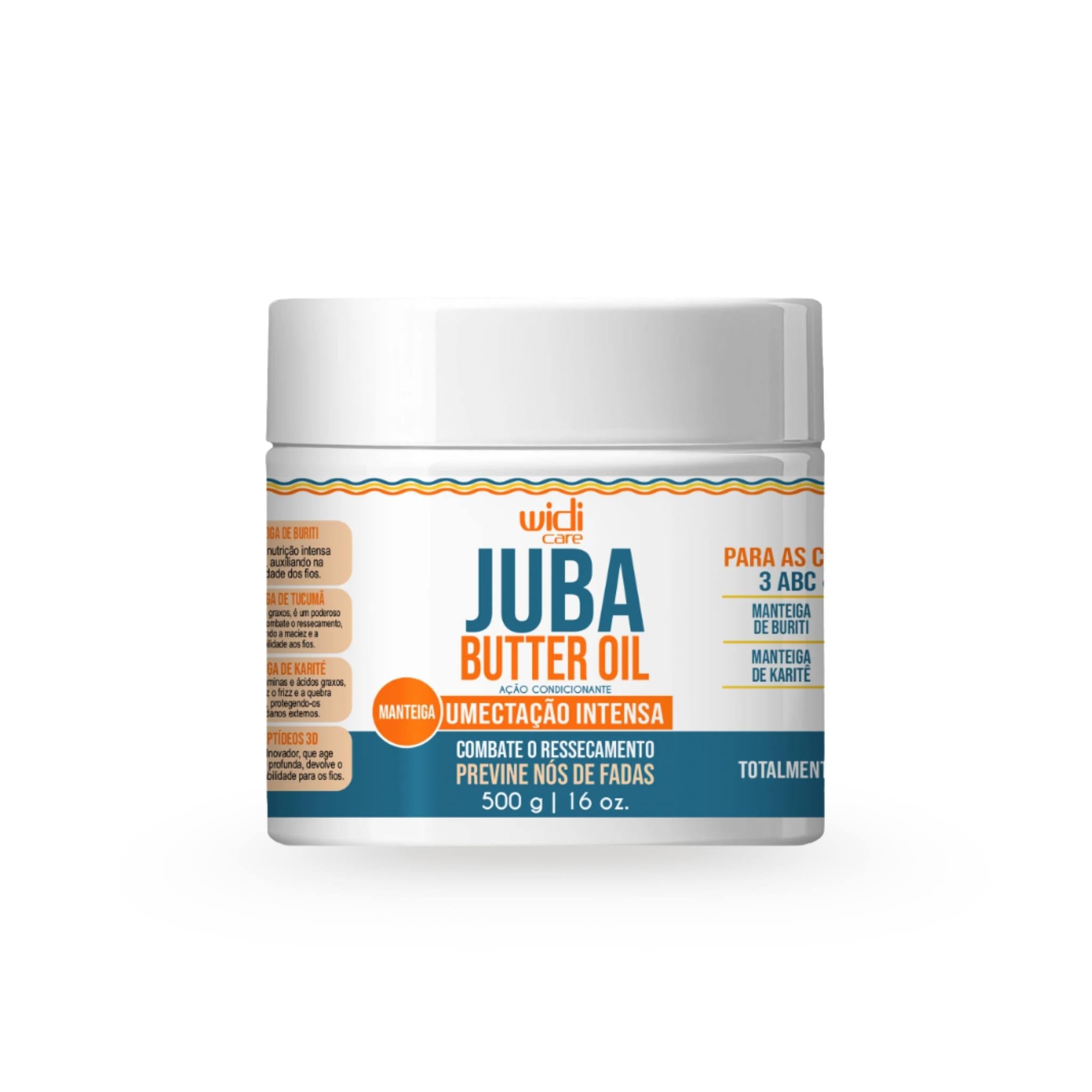 Juba Butter Oil Umectação Intensa 500g | Widi Care | Dermabox