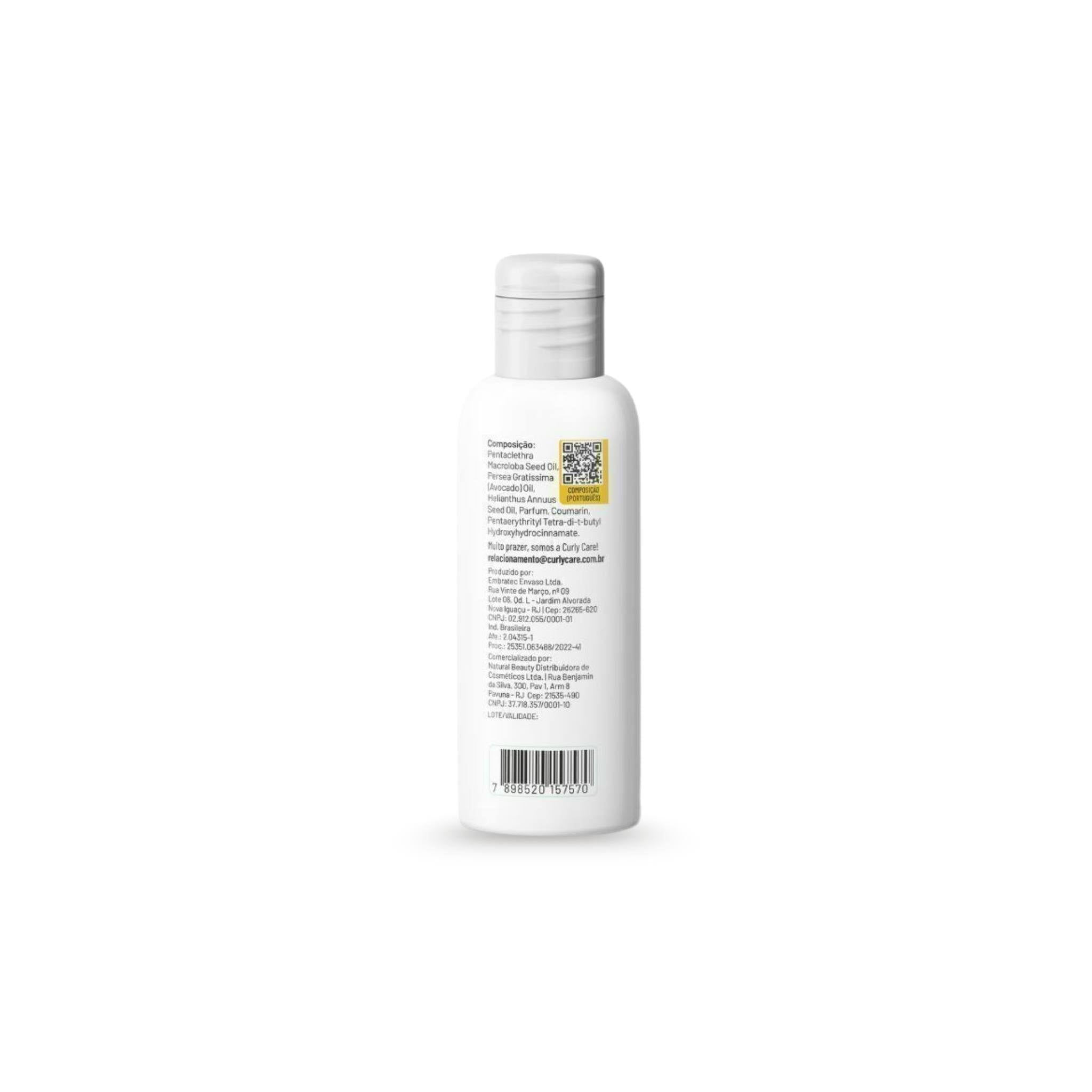 Óleo Mix Brilho e Maciez Abacate e Pracaxi N 60mL - Curly Care