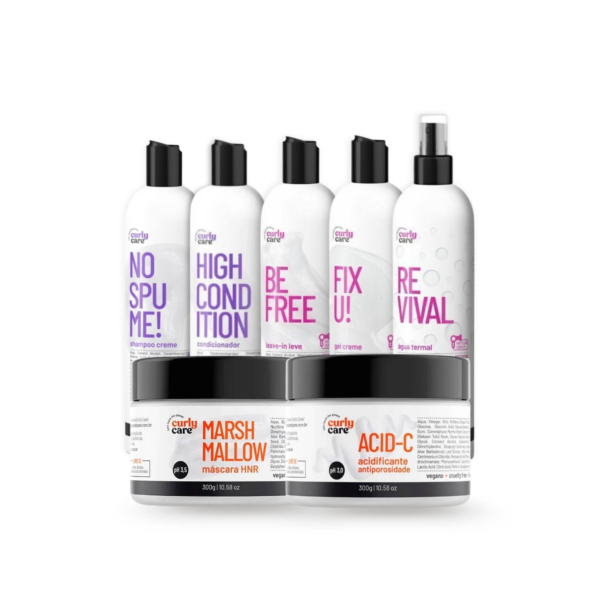 Combo Cabelos Leves No Poo - Curly Care