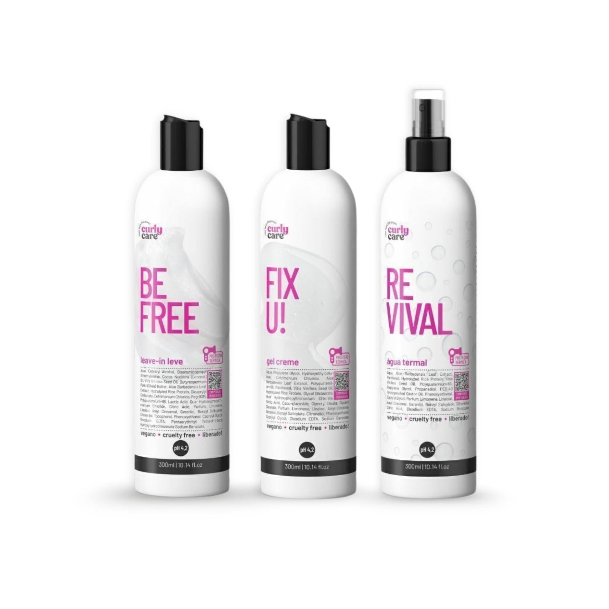 Combo Finalização Cabelos Leves - Curly Care