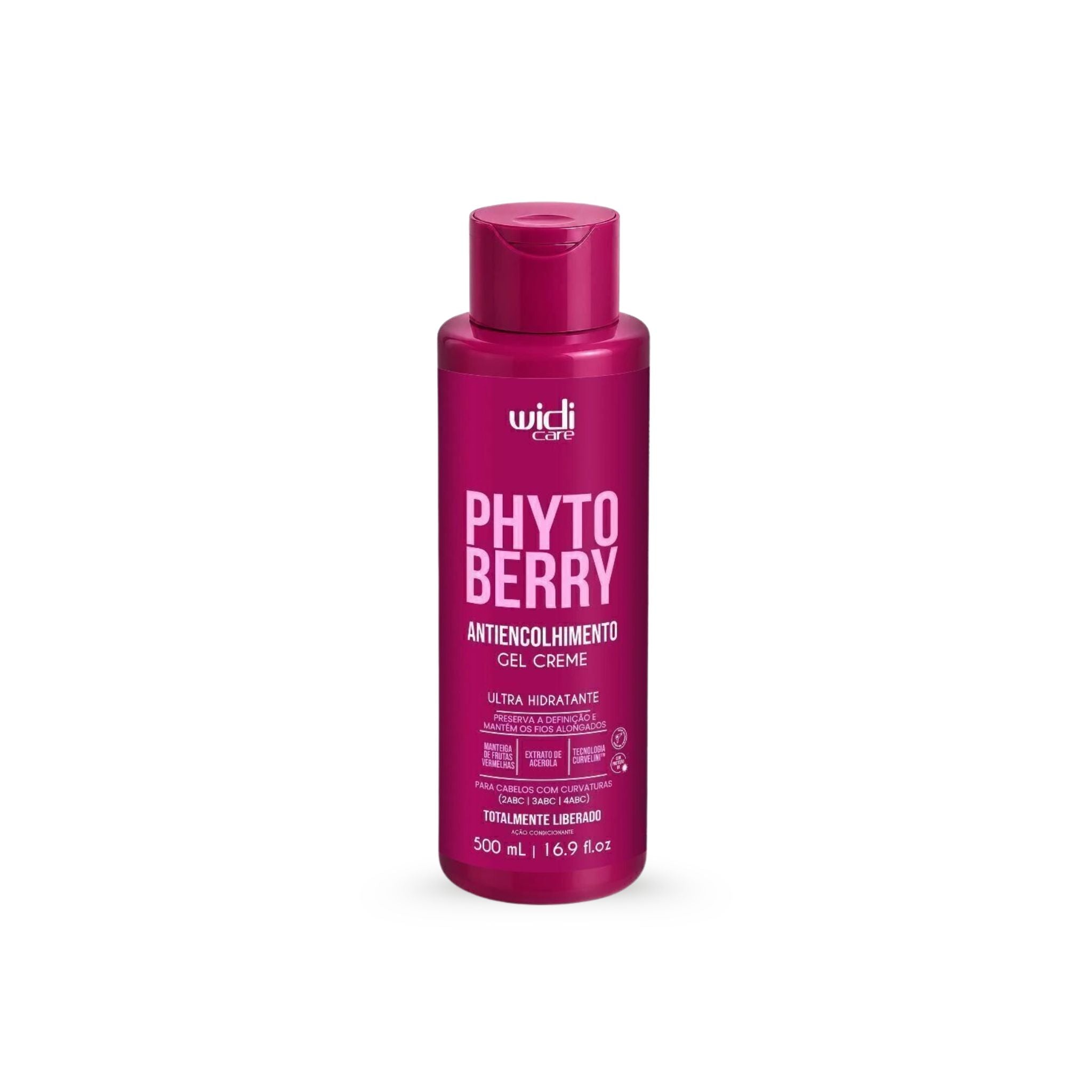 Gel Creme Phytoberry Ultra Hidratante 500ml - Widi Care