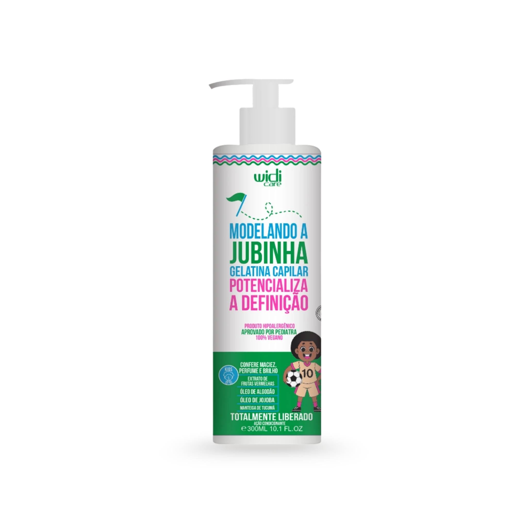 Modelando a Jubinha Gelatina Capilar Potencializa a Definição 300g - Widi Care