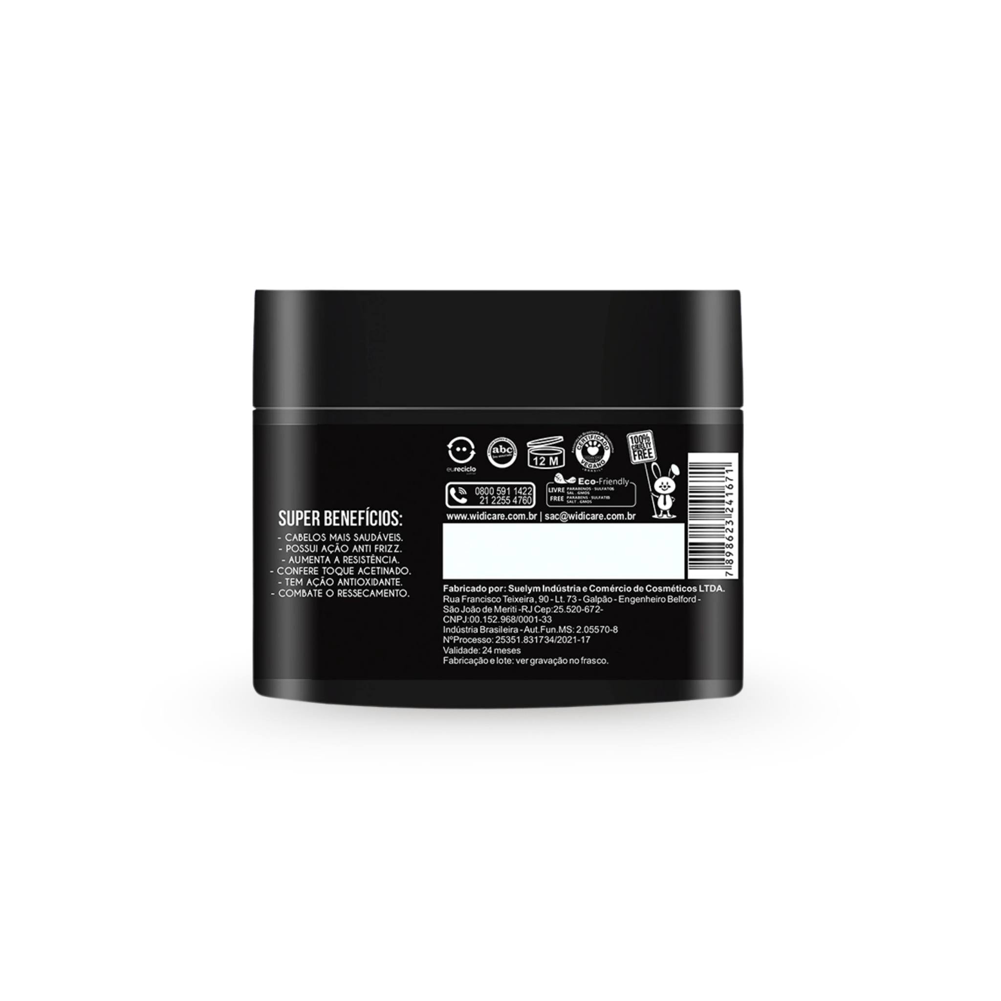 Infusão 2.0 Máscara Revitalizante 300g - Widi Care | Dermabox