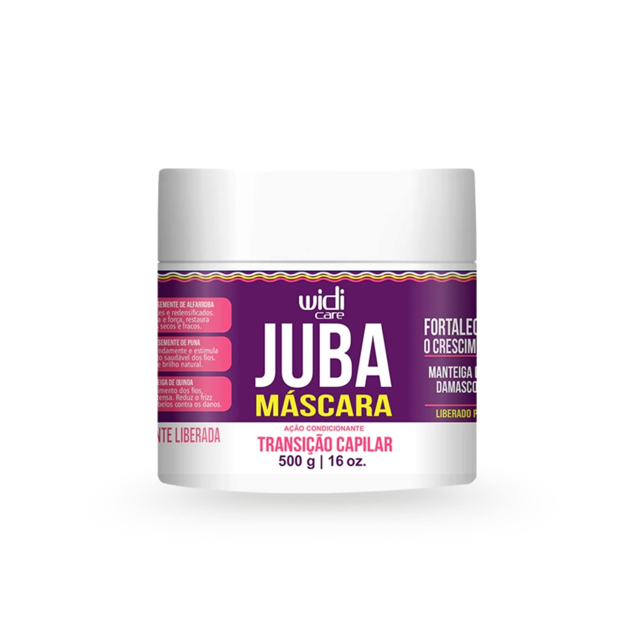 Juba Transição Capilar Máscara Fortificante 500G - Widi Care