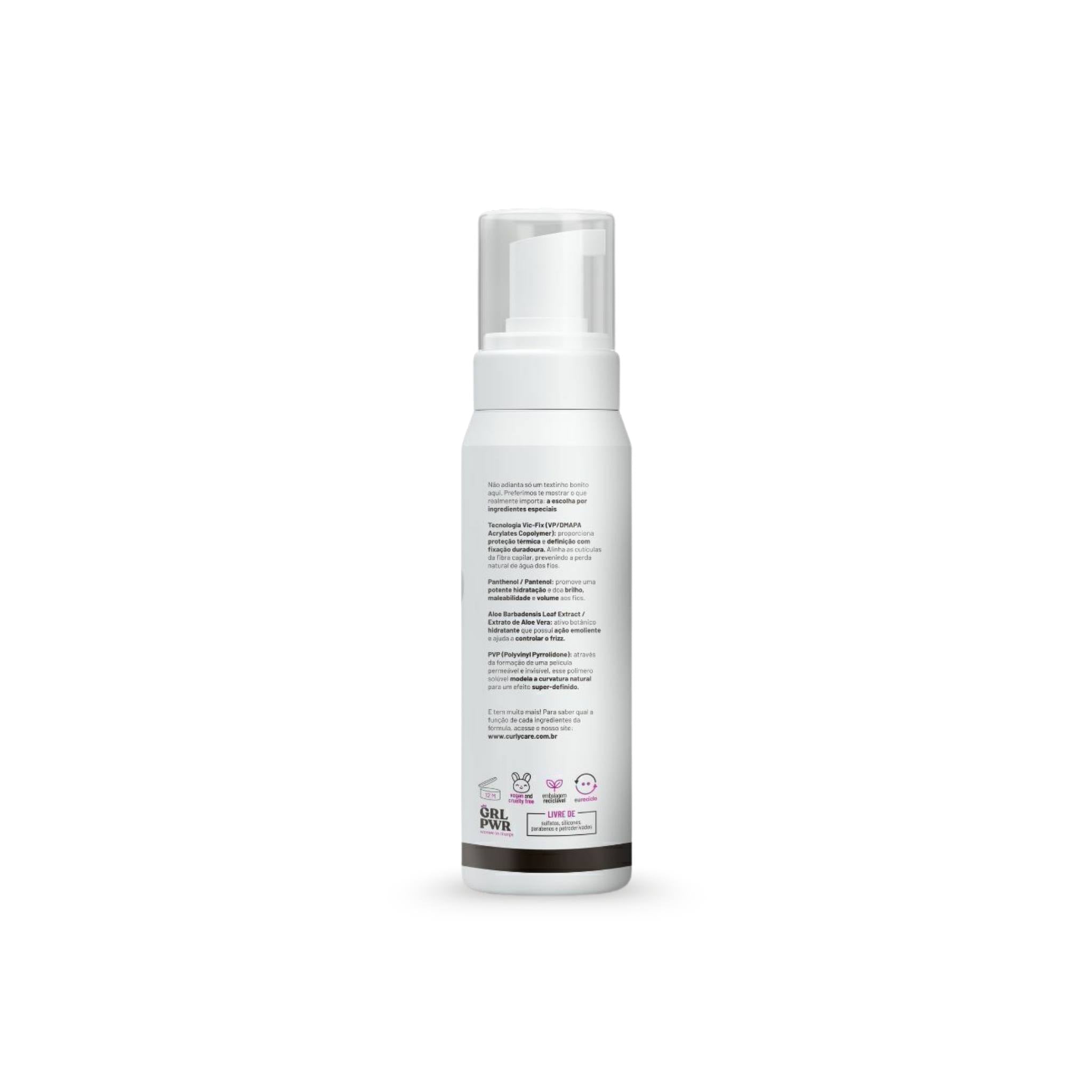 Mousse Modelador Profissional 280mL - Curly Care | Dermabox