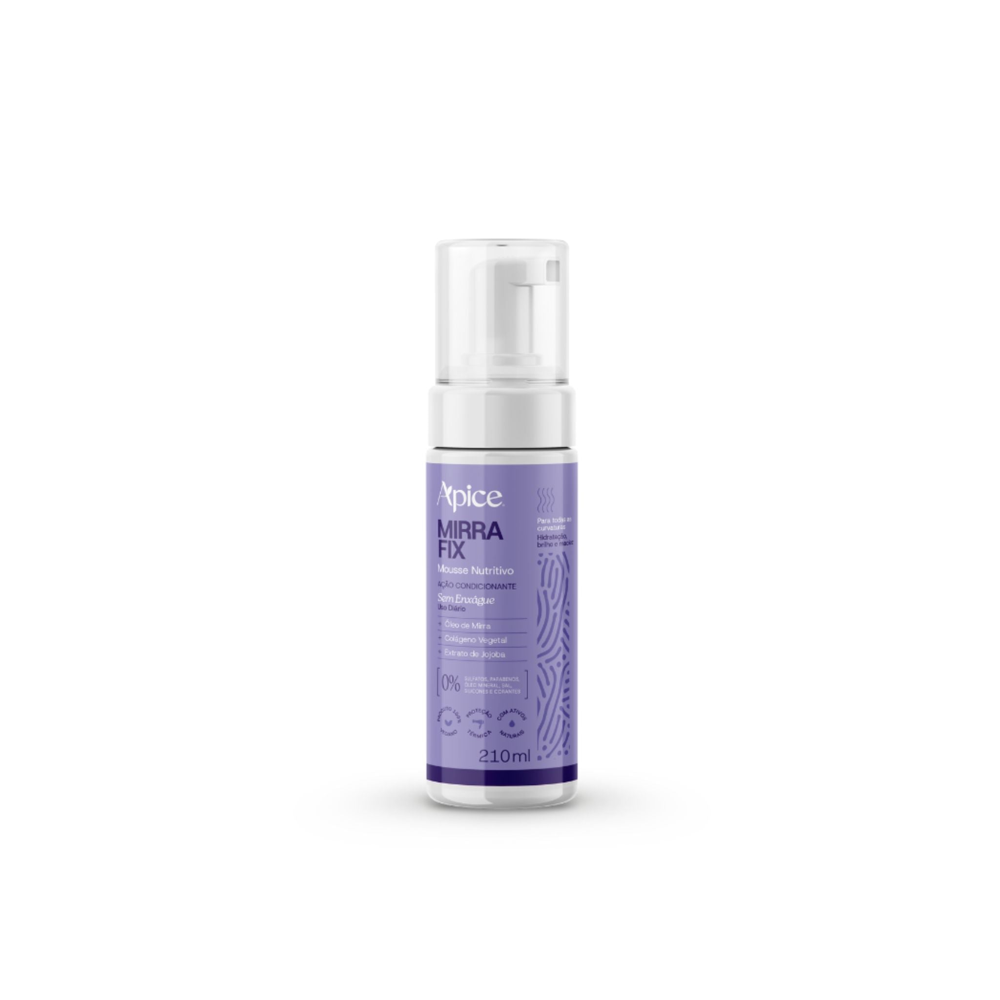 Mousse Mirra Fix 210mL - Apice | Dermabox