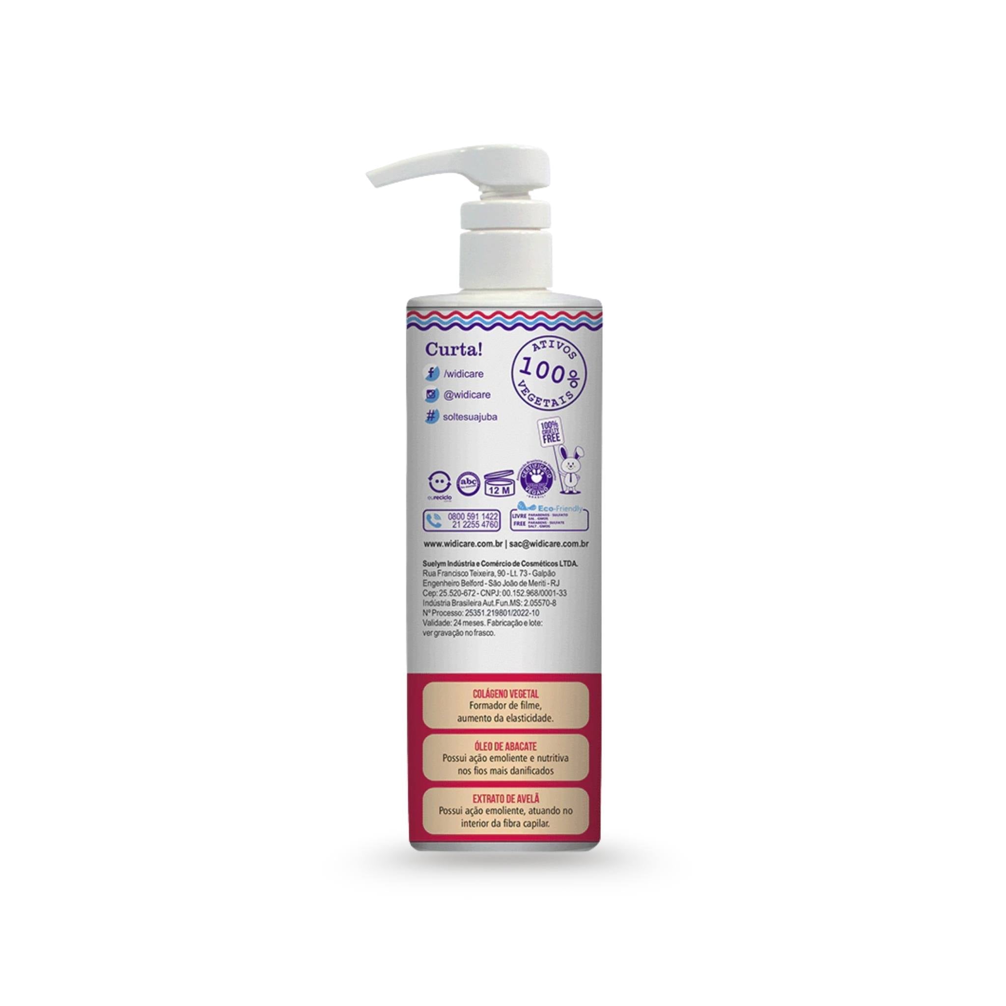 Potencializando a Juba Gommage Texturizadora 480g - Widi Care