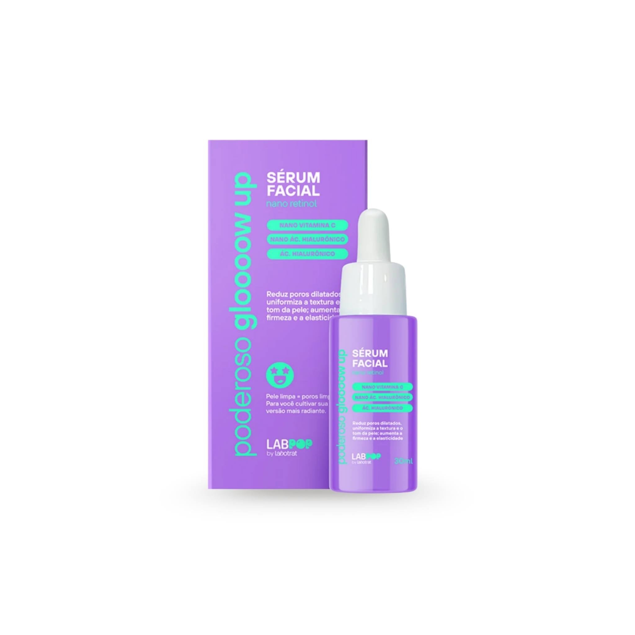 Sérum Facial Poderoso Glow Up LabPop 30mL - Labotrat | Dermabox