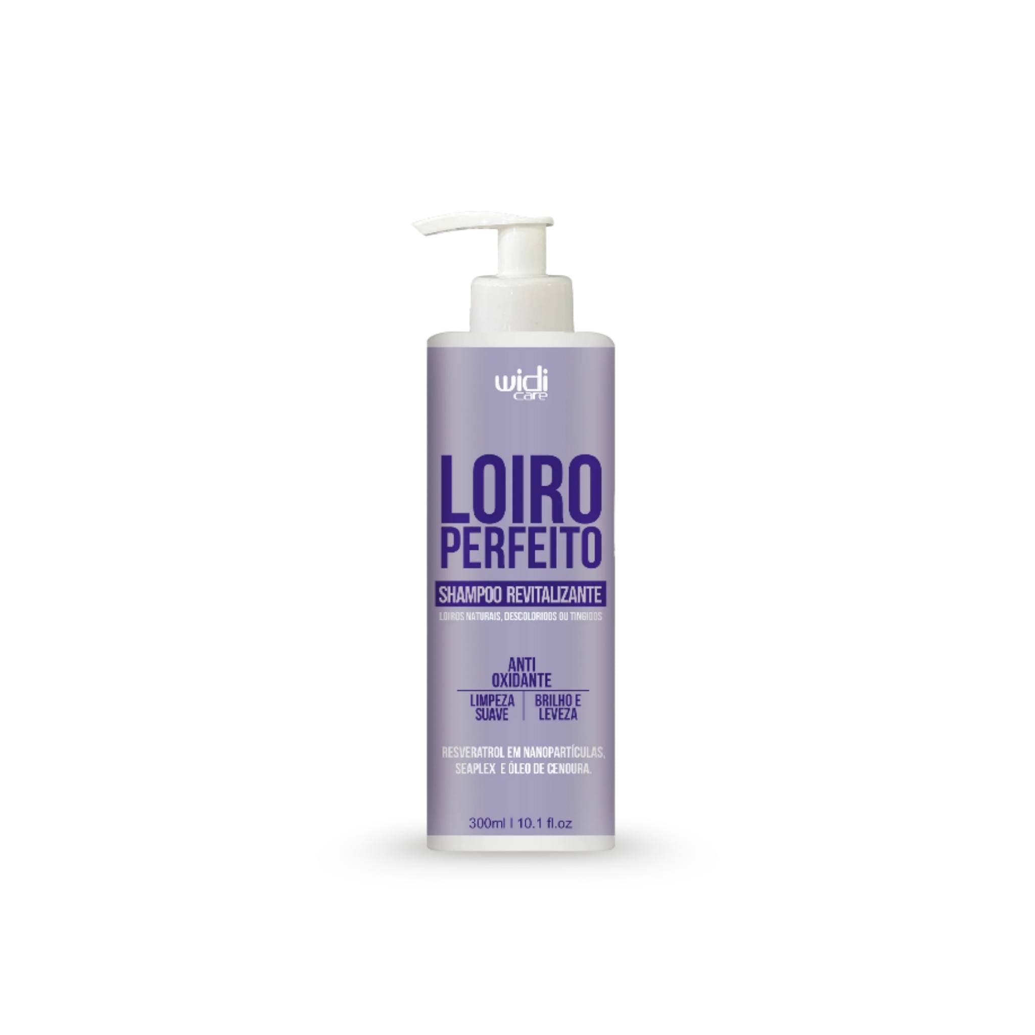 Shampoo Revitalizante Loiro Perfeito 300mL - Widi Care | Dermabox