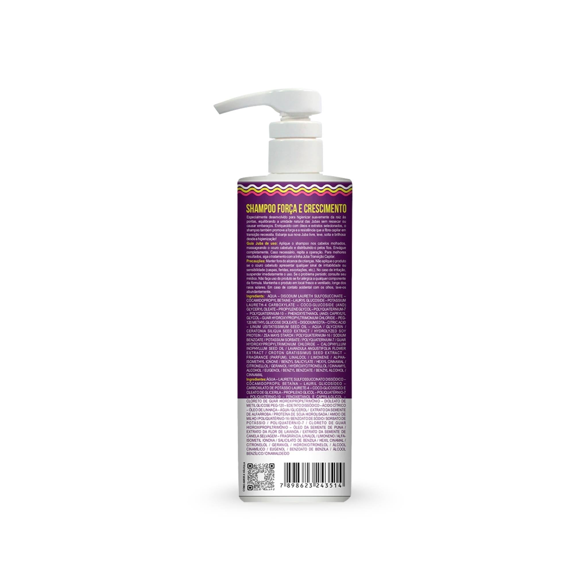 Juba Transição Capilar Shampoo 550mL - Widi Care | Dermabox
