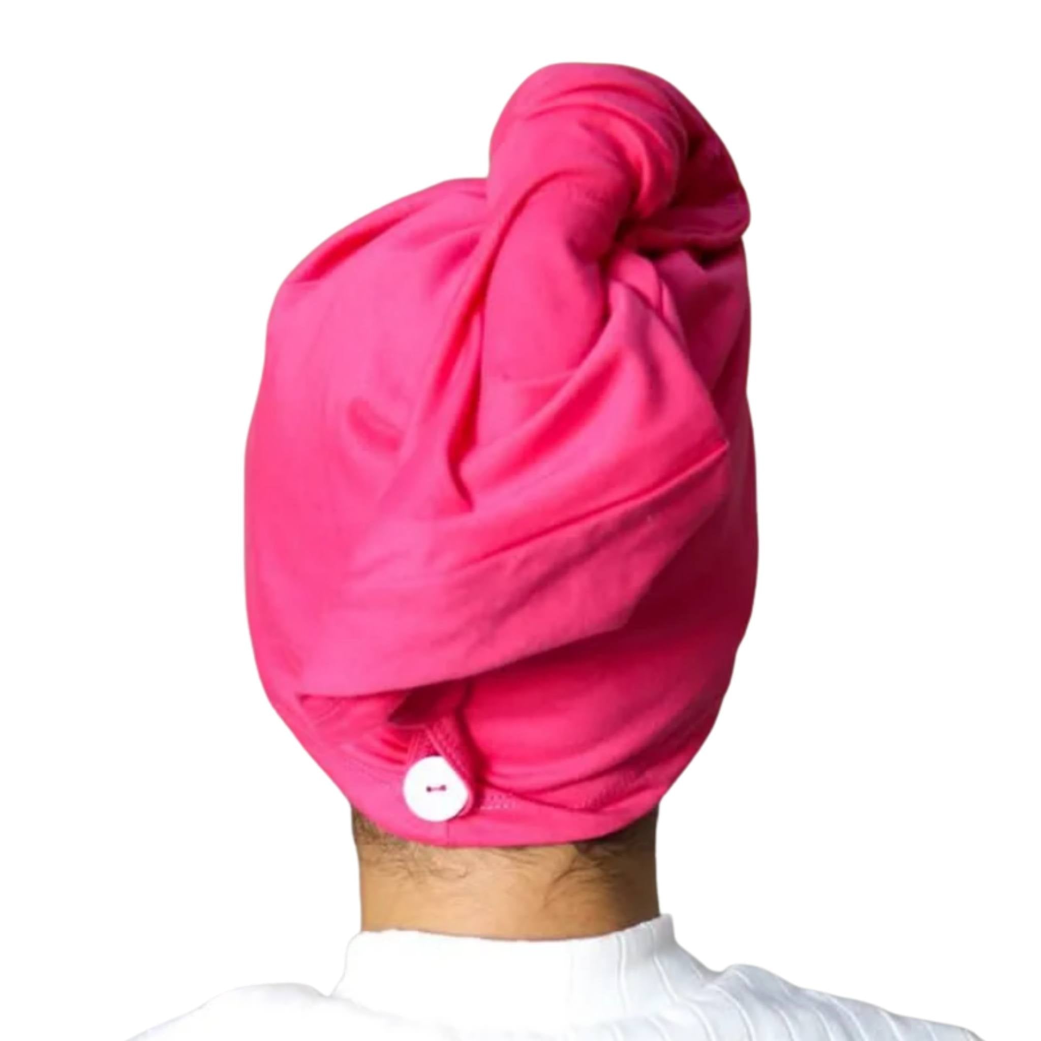 Toalha de Malha Turbante Pink - Turban