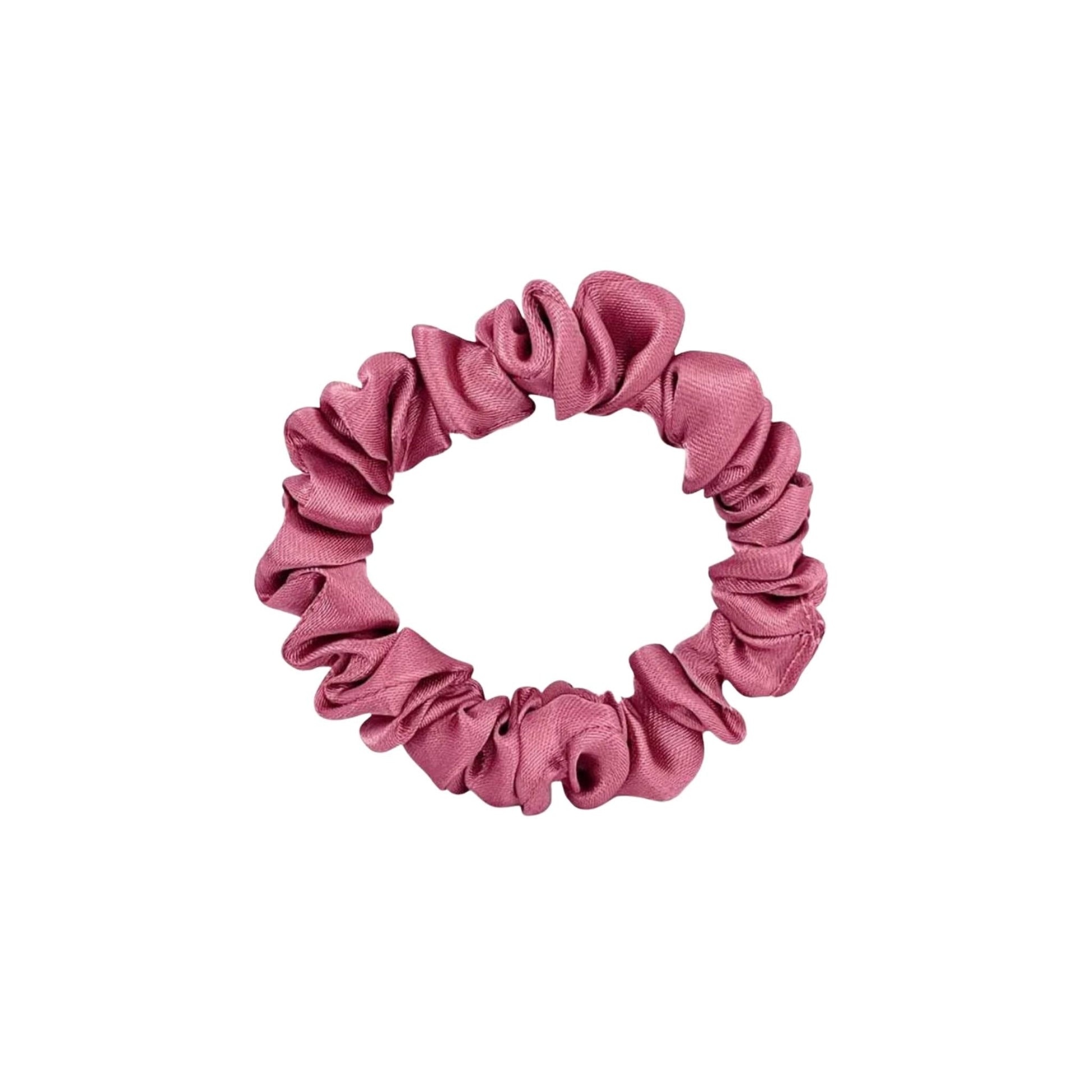 Xuxinha de Cetim Slim Rosa Vintage - Turban