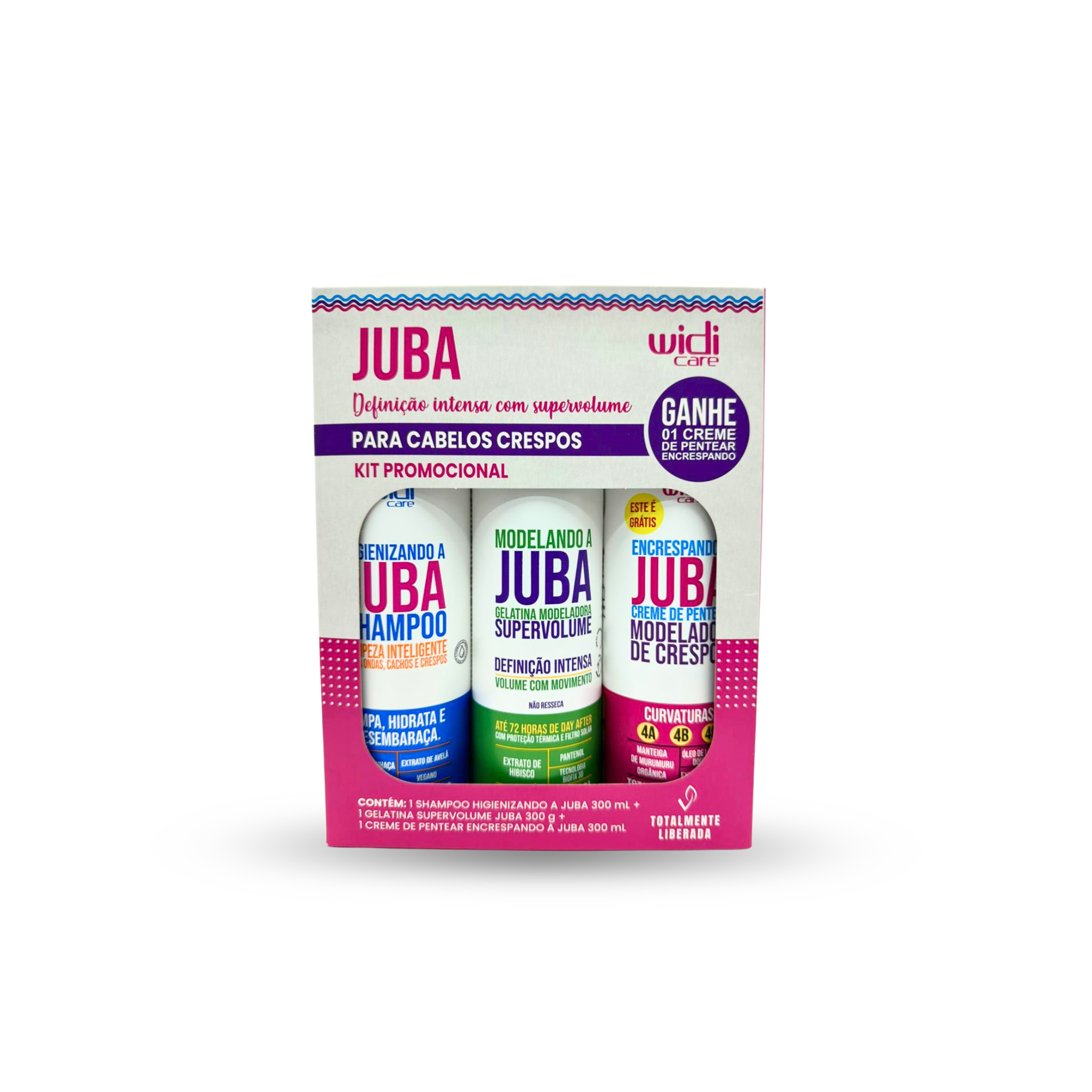 Kit Widi Care Juba Definição Intensa com Supervolume