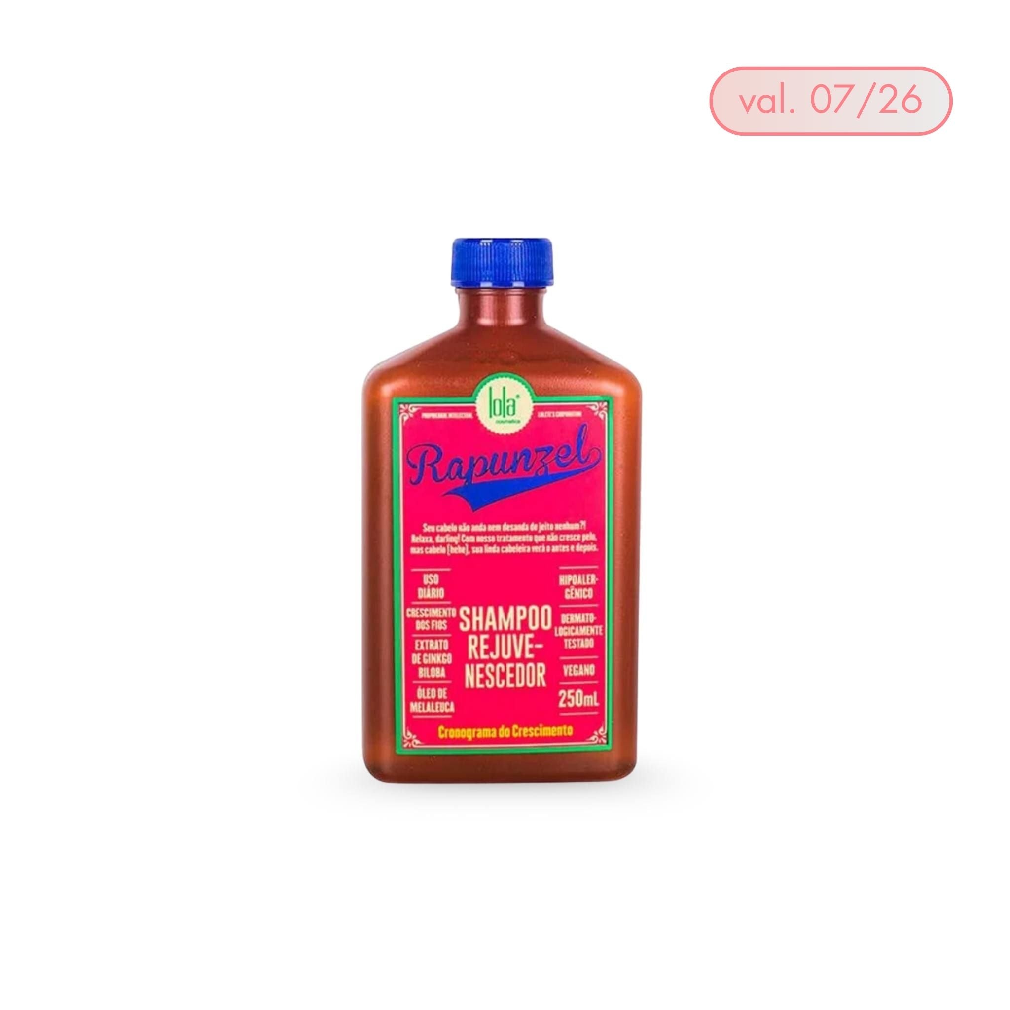 Rapunzel Shampoo Rejuvenescedor 250ml - Lola Cosmetics